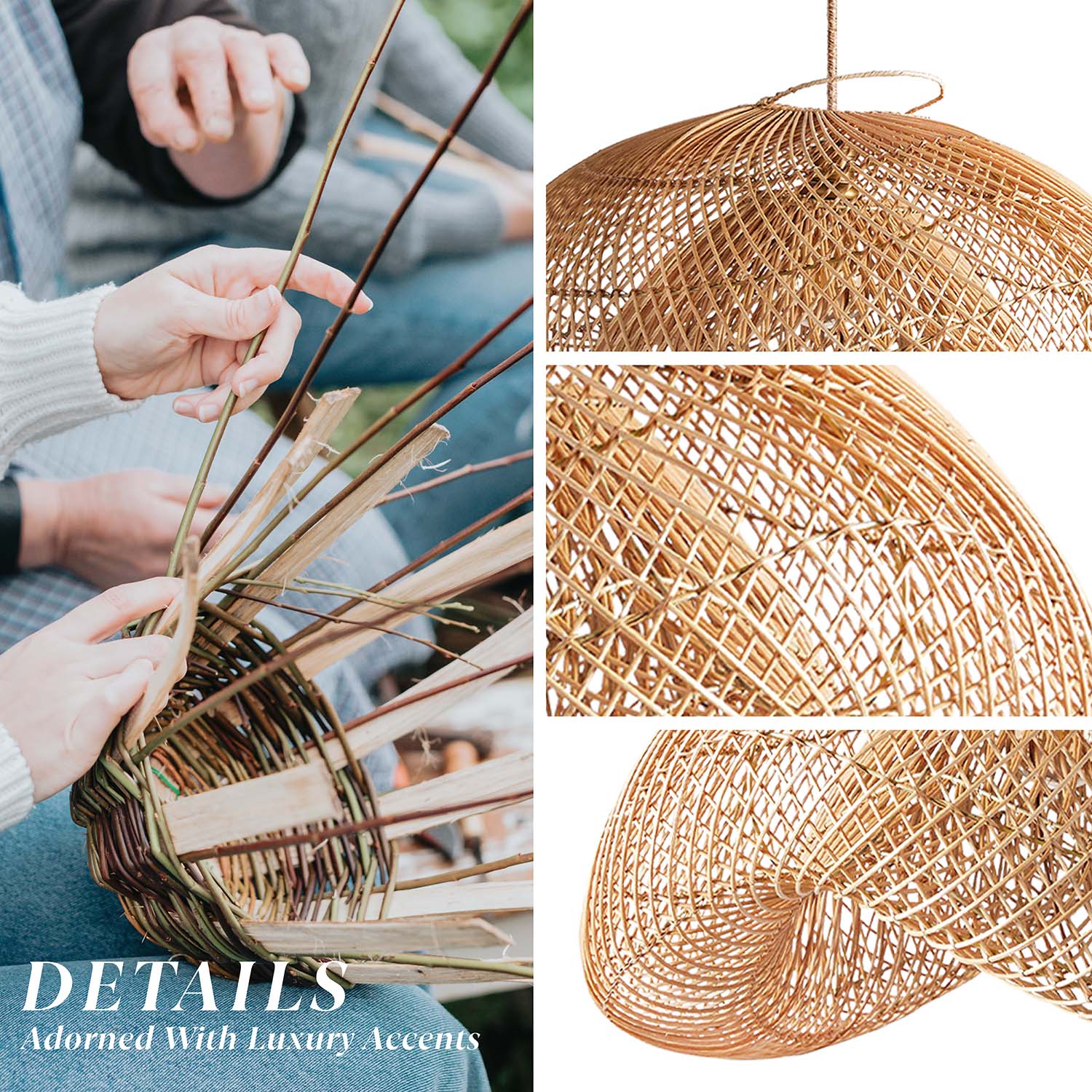Outdoor Sepherina Rattan Pendant Light