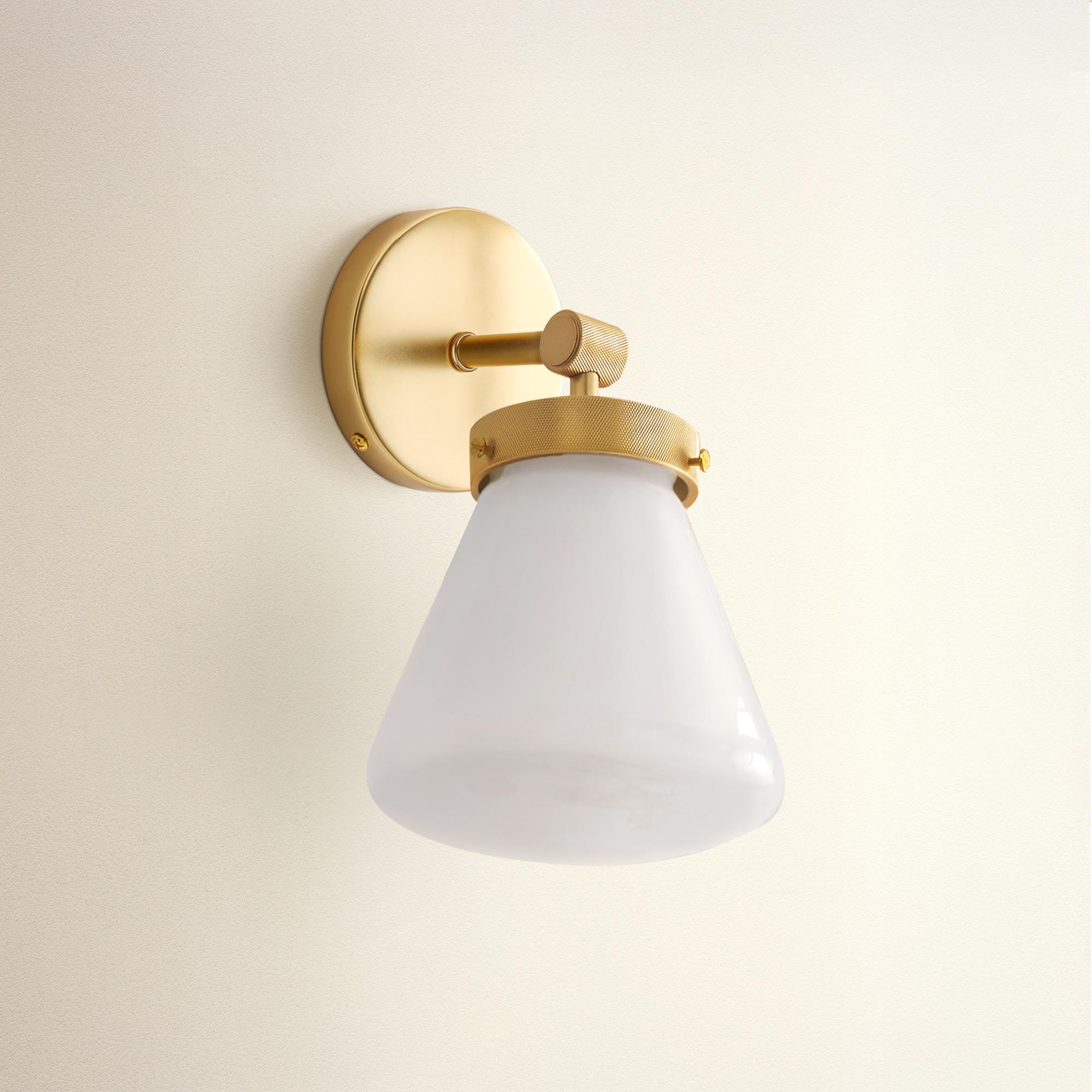 Plump Single-Arm Wall Sconce