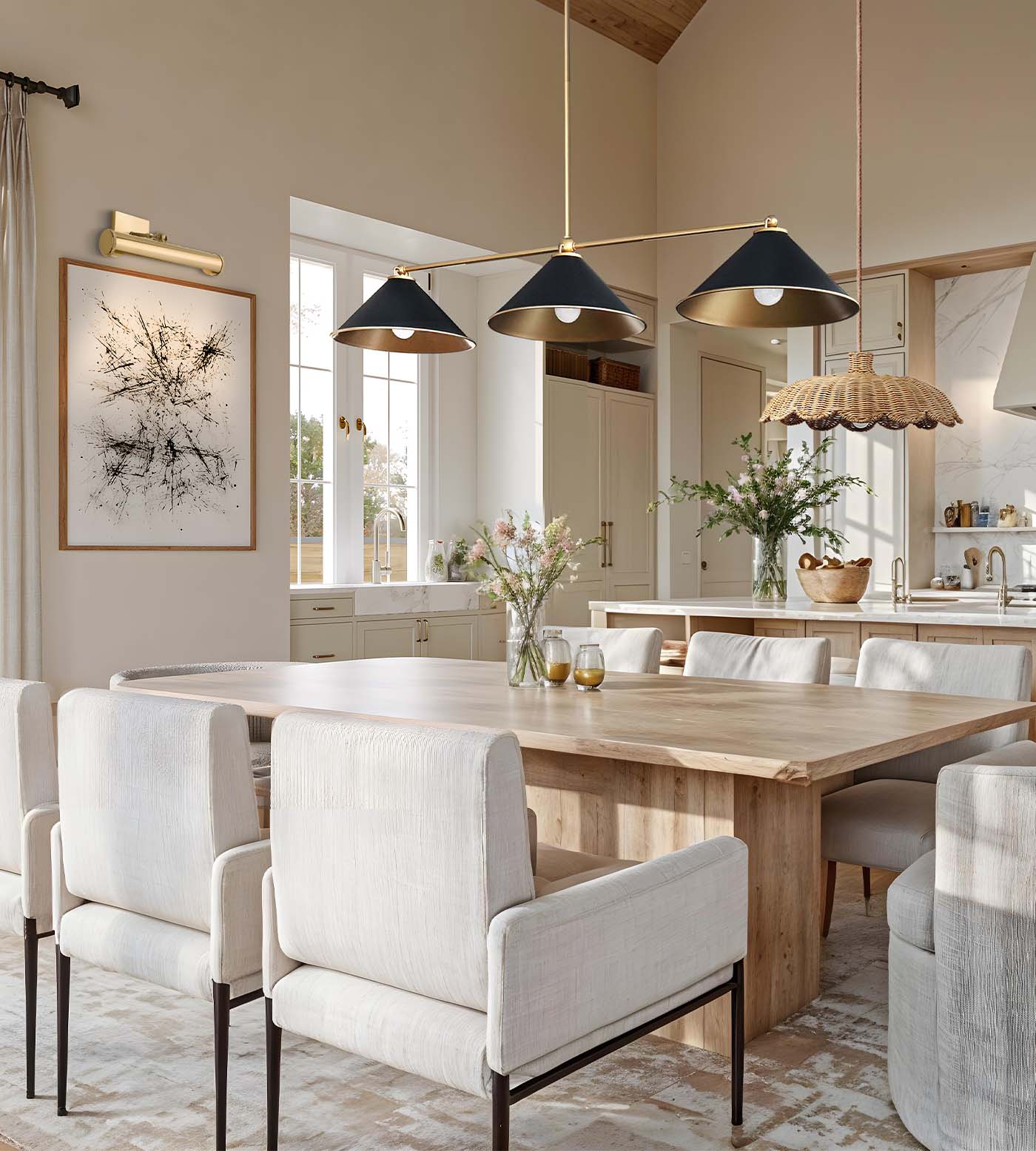 Calista Three Light Pendant