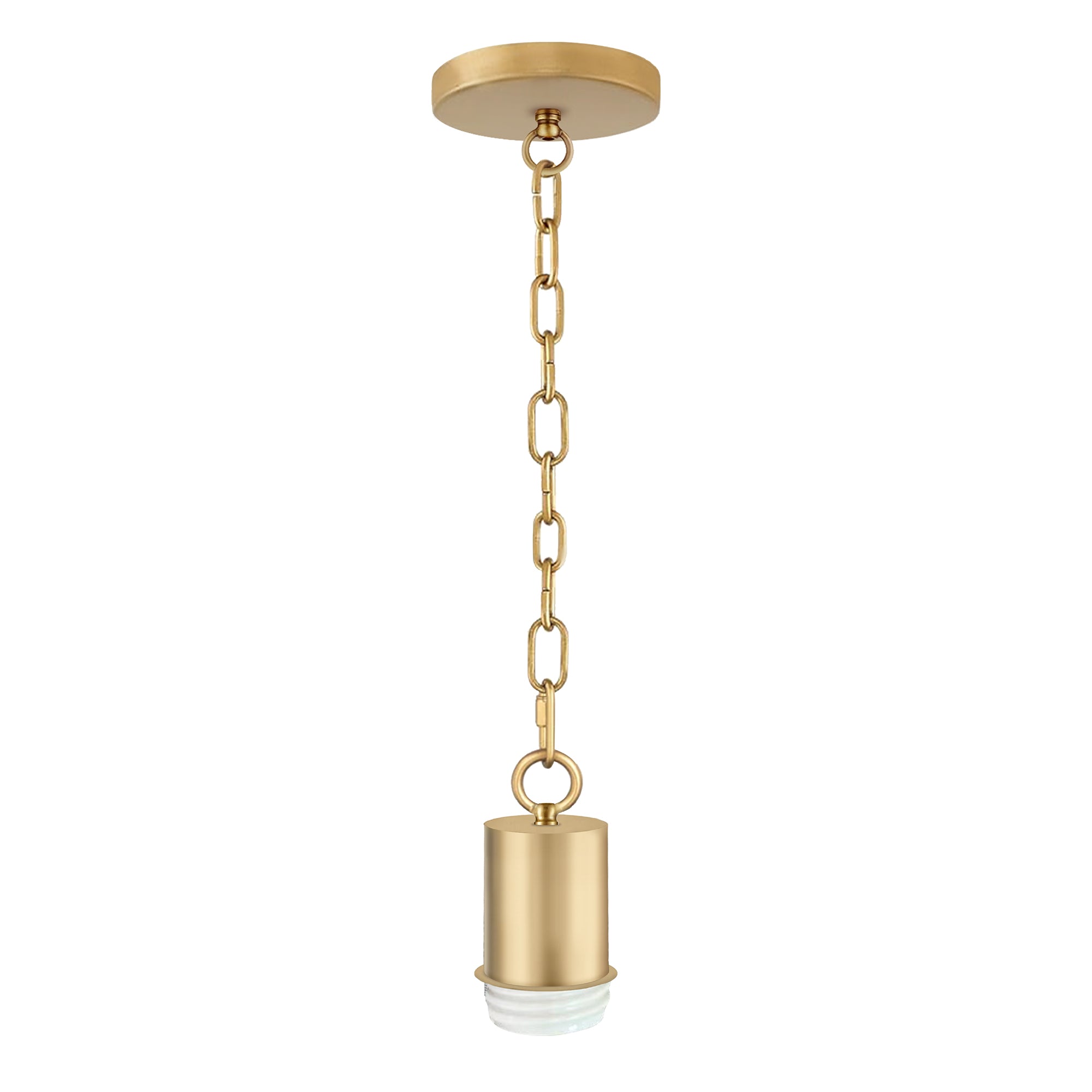 Gold Chain Hanging Pendant Light Kit