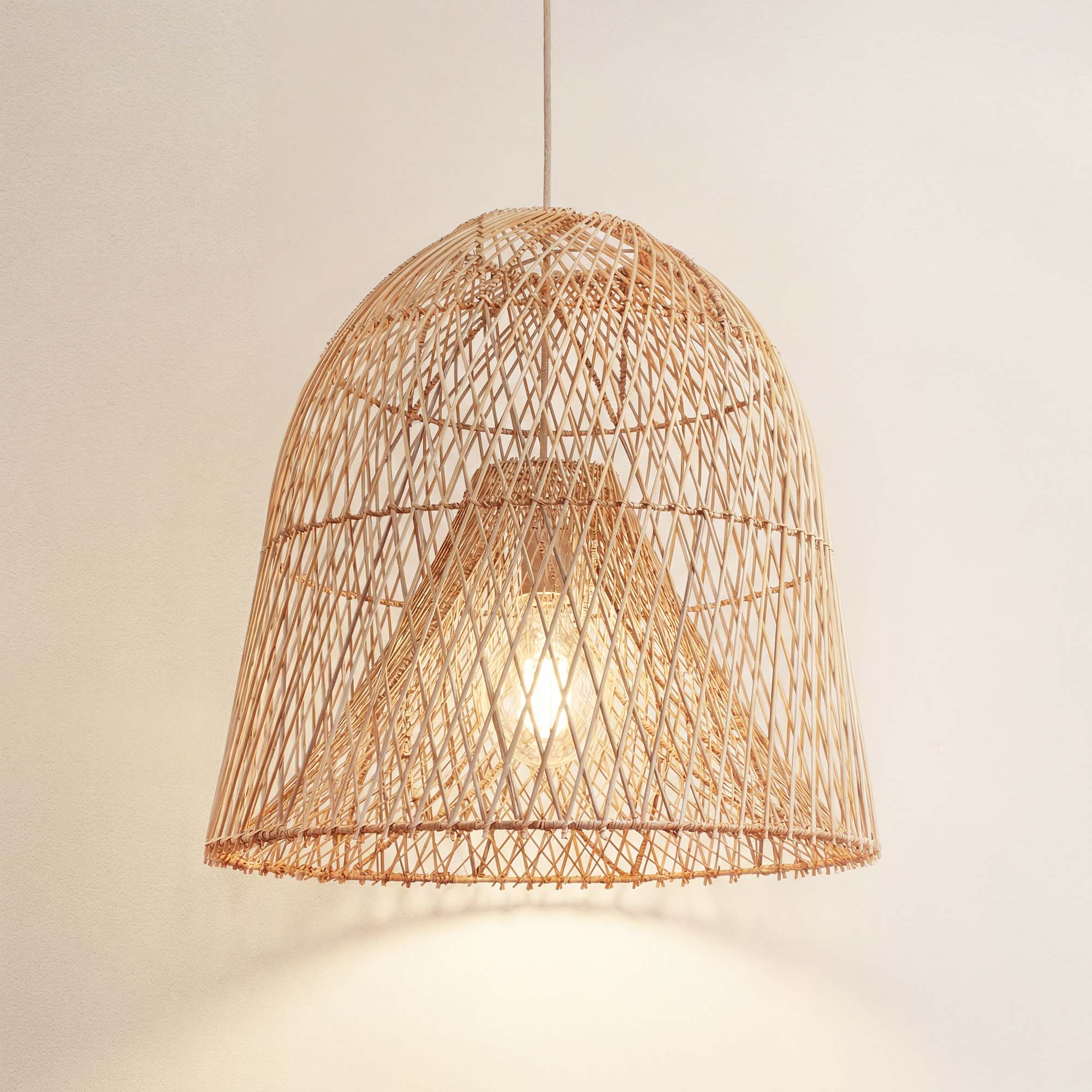 Santa Barbara Rattan Pendant Light