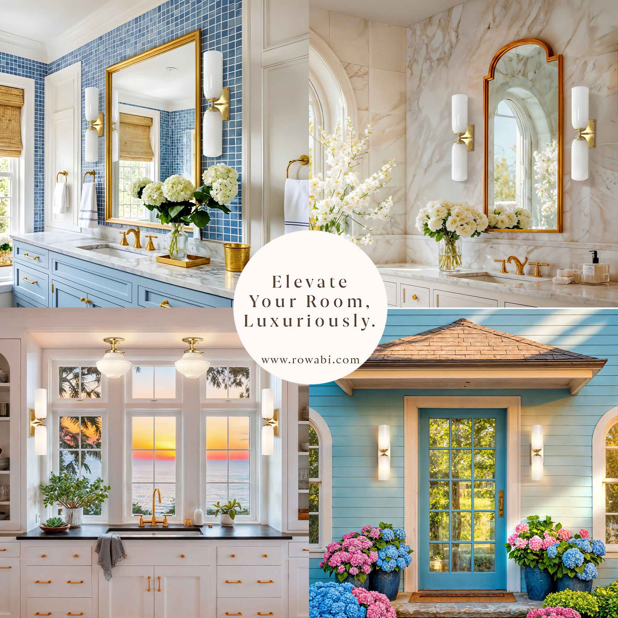 Glass Double Wall Sconce