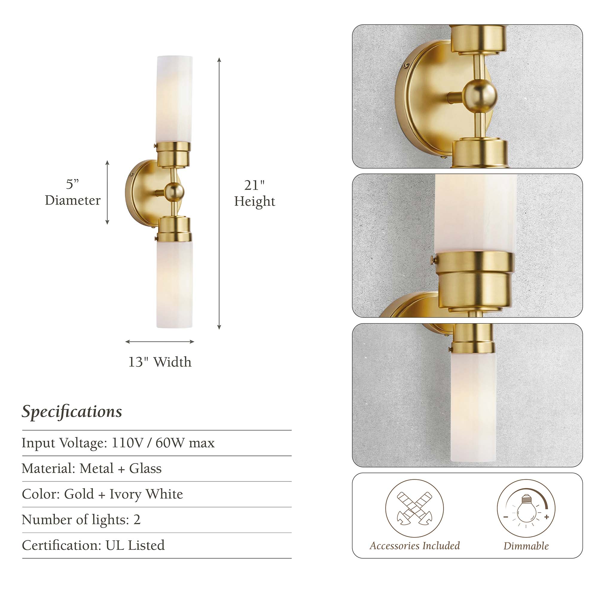 Howard Double Wall Sconce