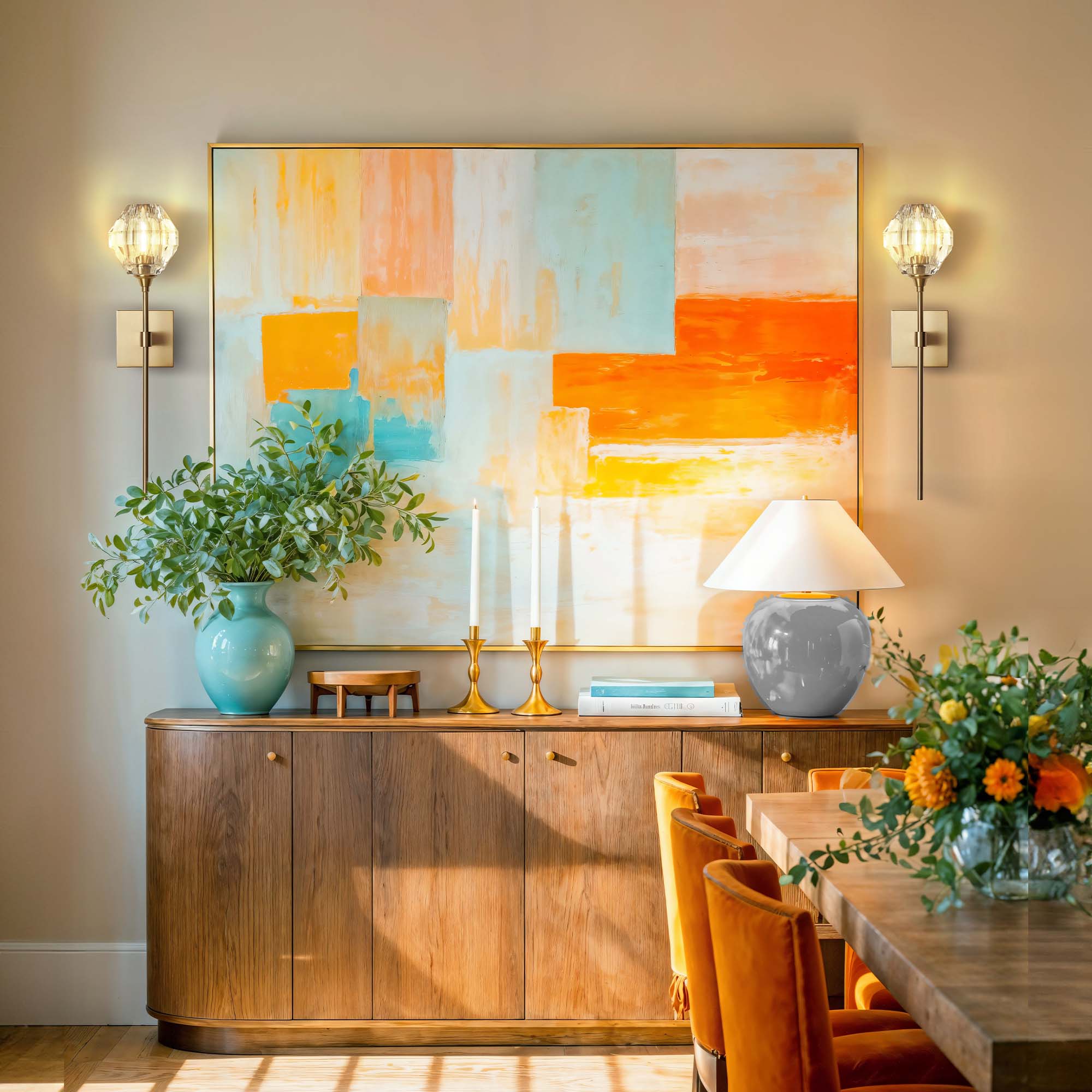 Jade Armed Wall Sconce