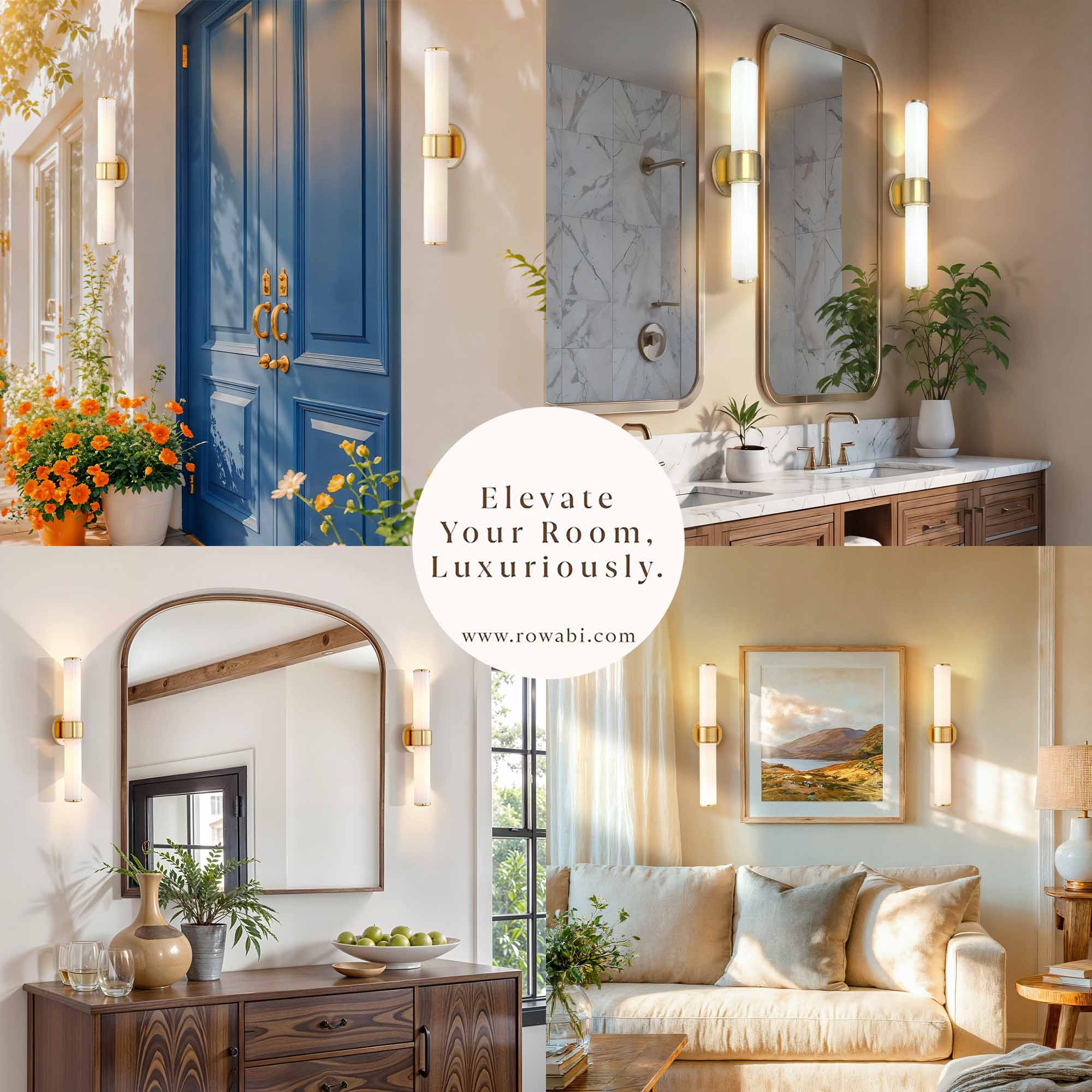 Saber Double Glass Sconce