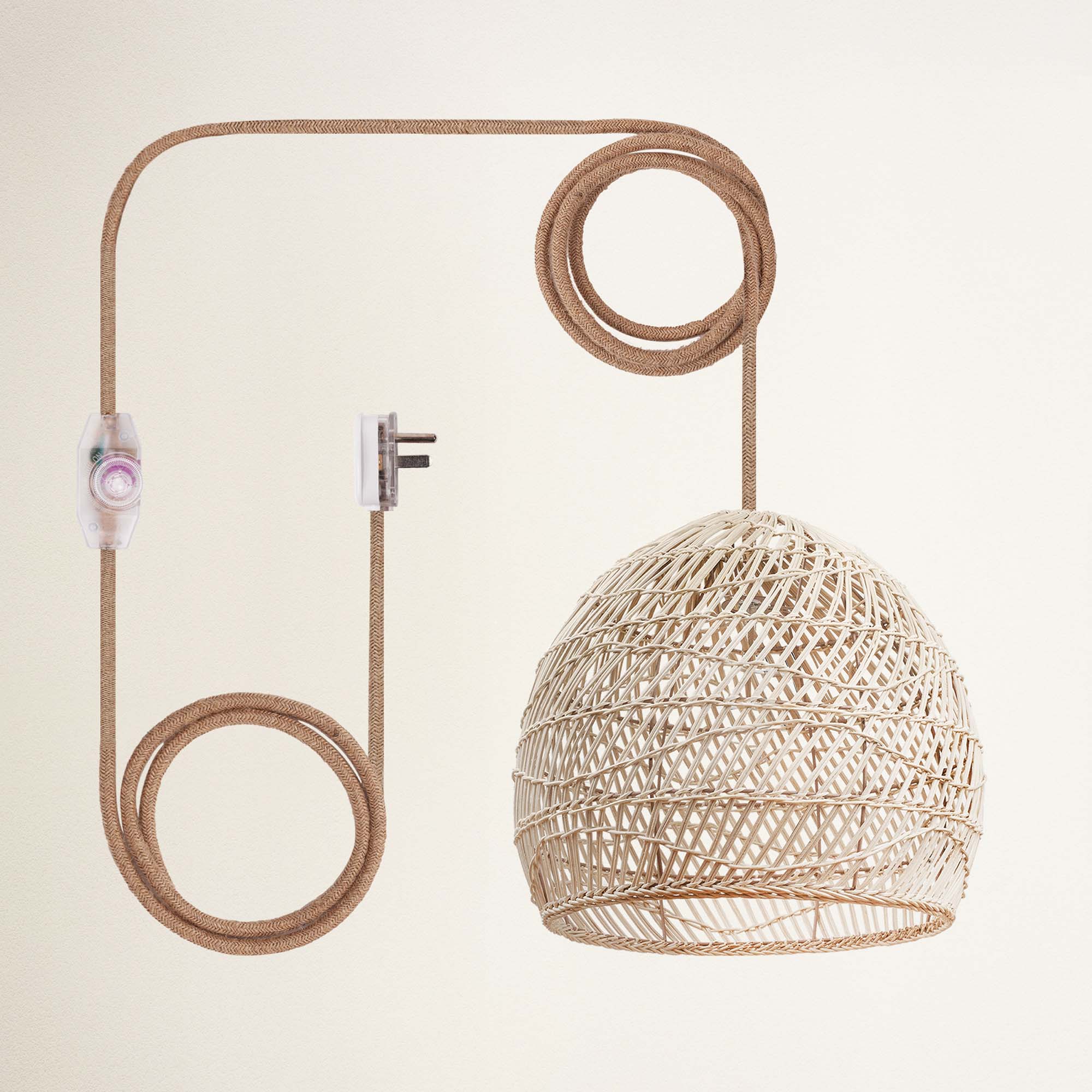 rowabi santana plug in natural with coiled cable