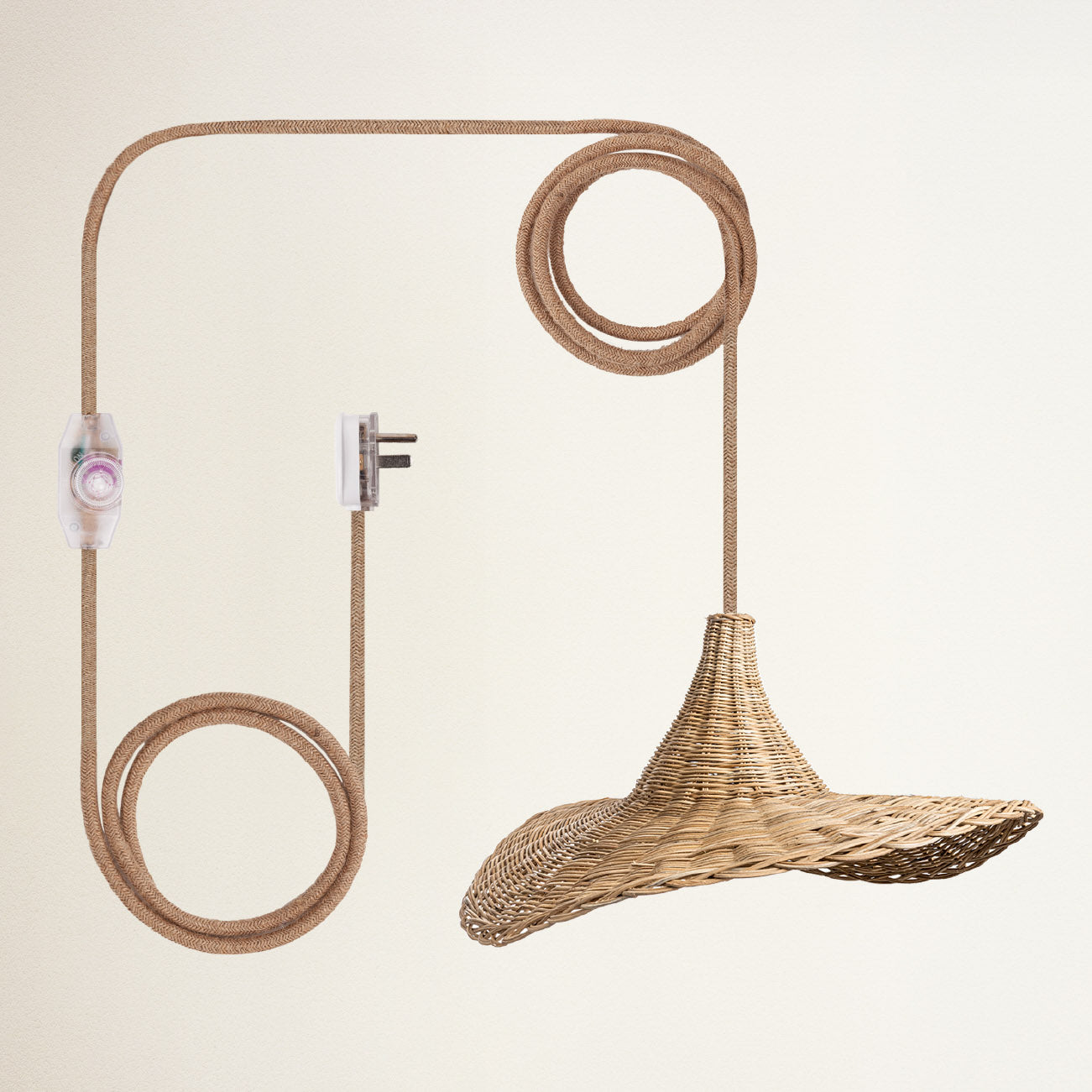 Zen Rattan Pendant Light