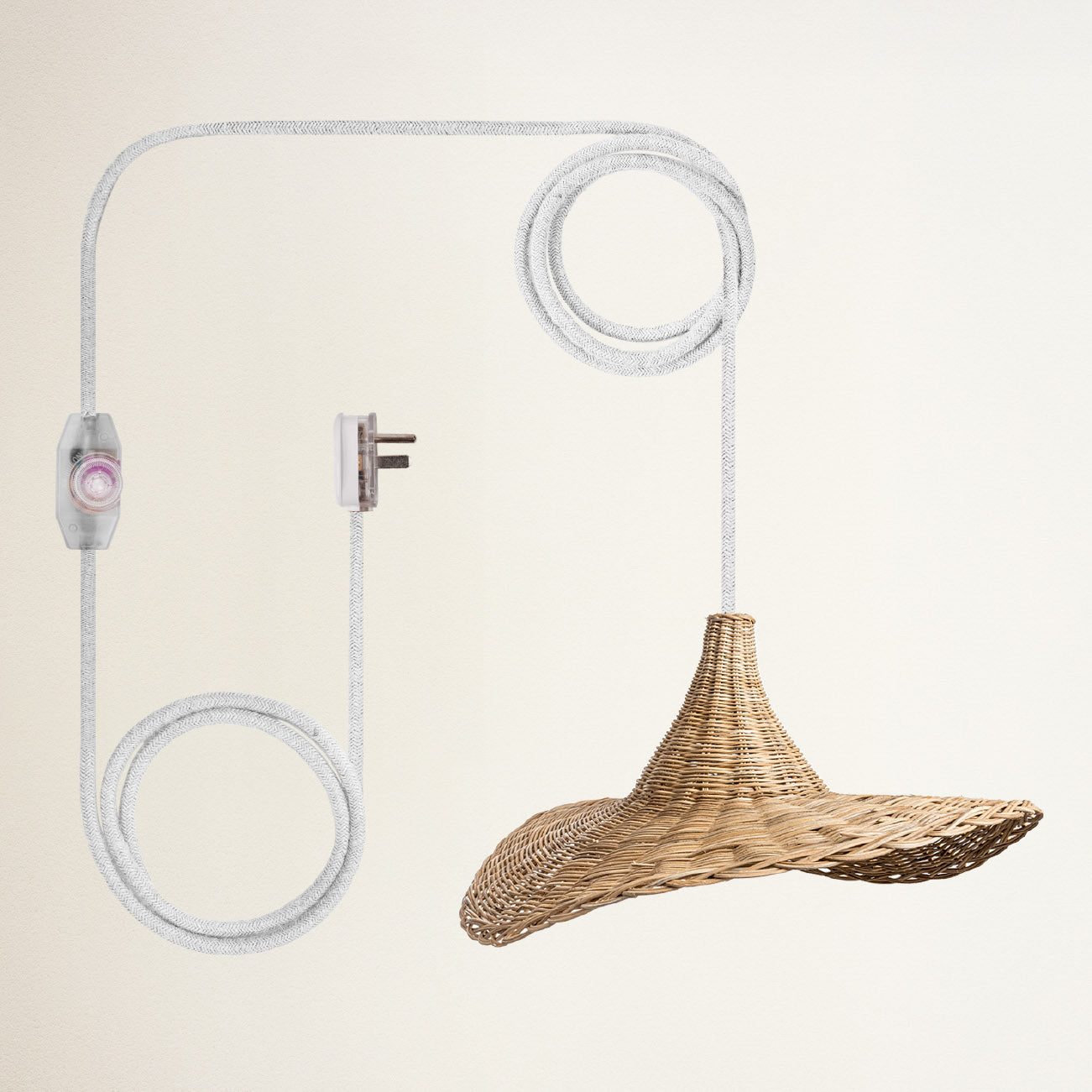 Zen Rattan Pendant Light