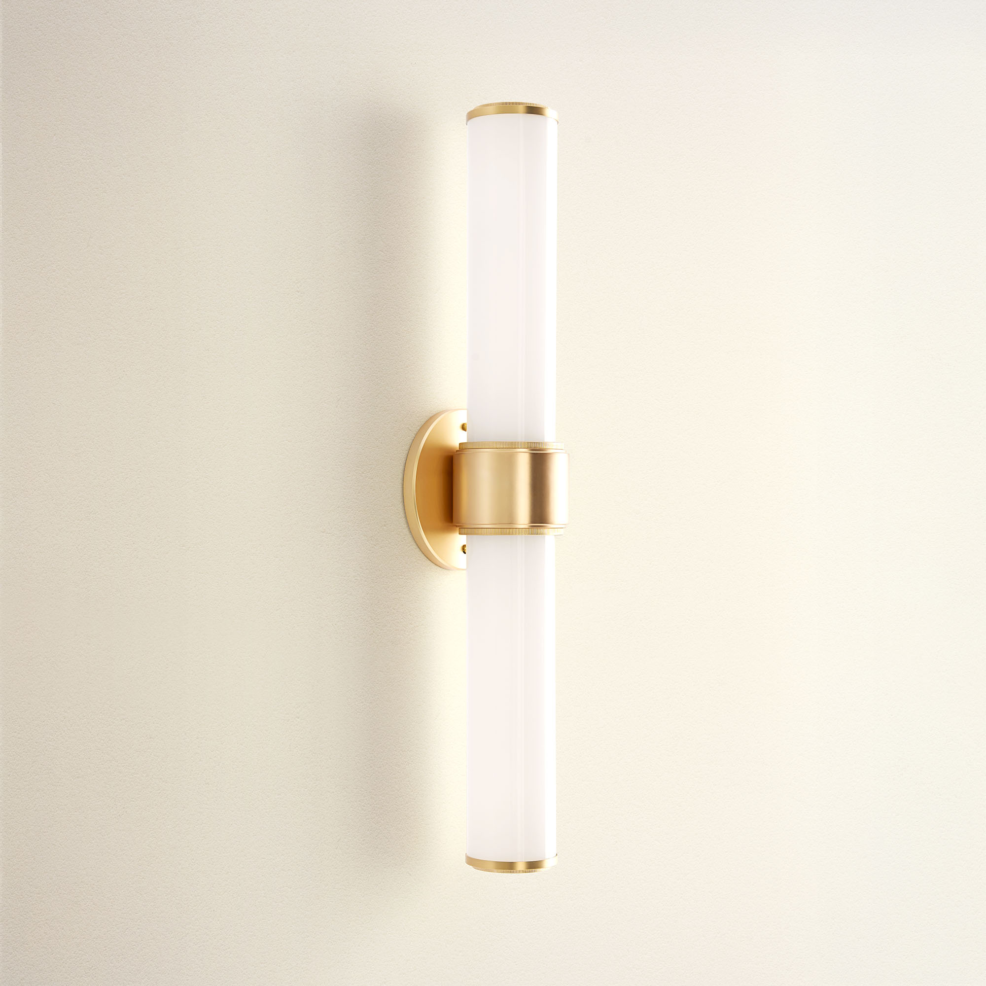 Saber Double Glass Sconce