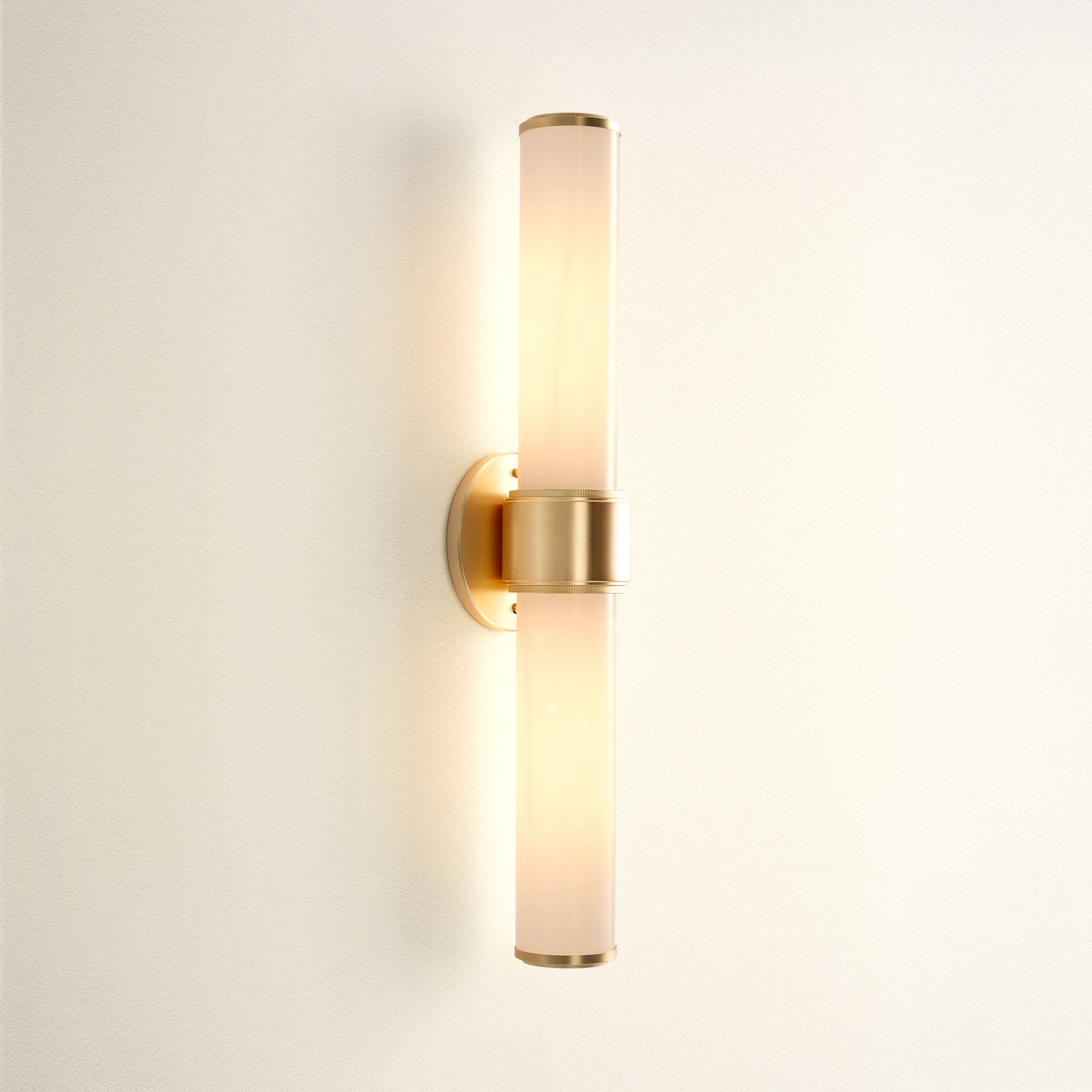 Saber Double Glass Sconce