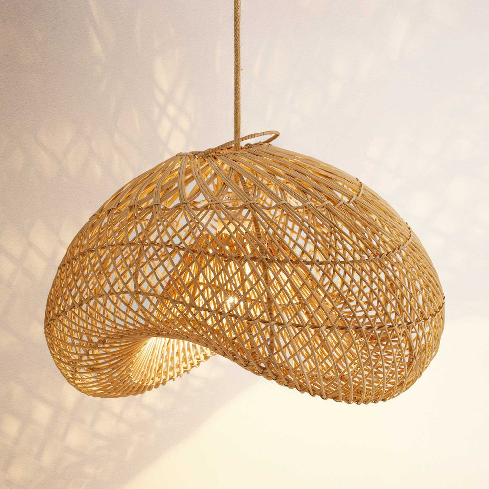 sepherina woven rattan pendant light