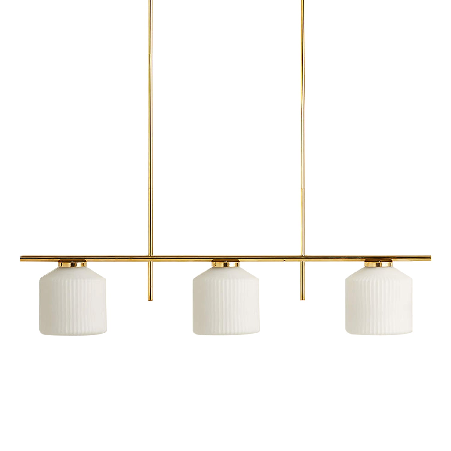 Serene Polished 3 Light Pendant Light