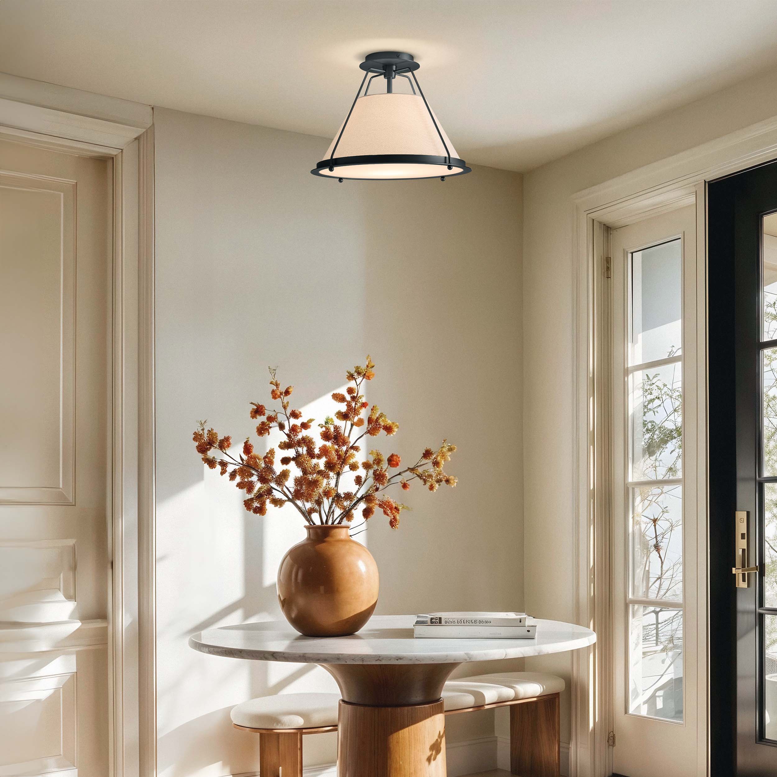 Solacer Black Flush Mount