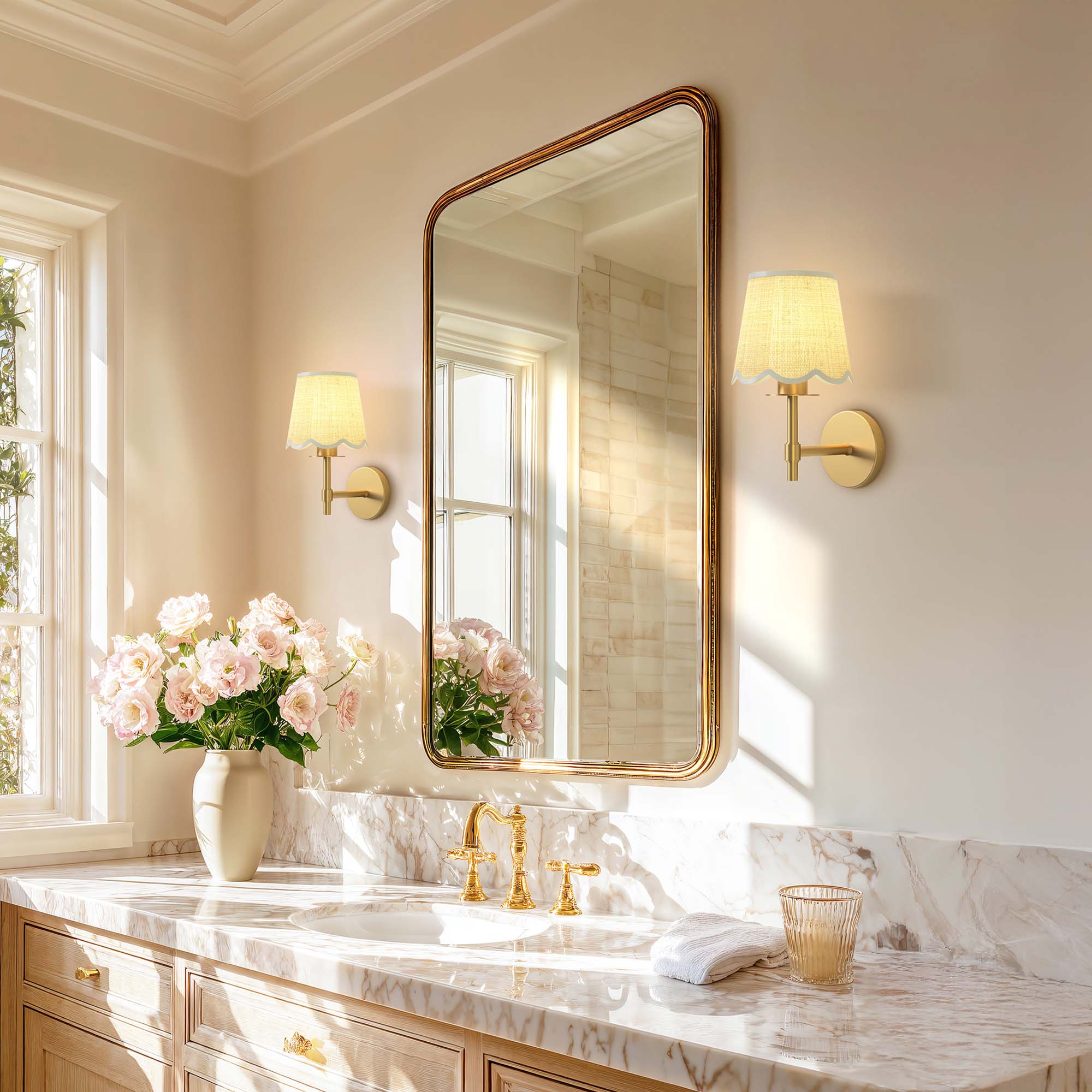 Rowabi Solenne Clamp Curve Arm Sconce