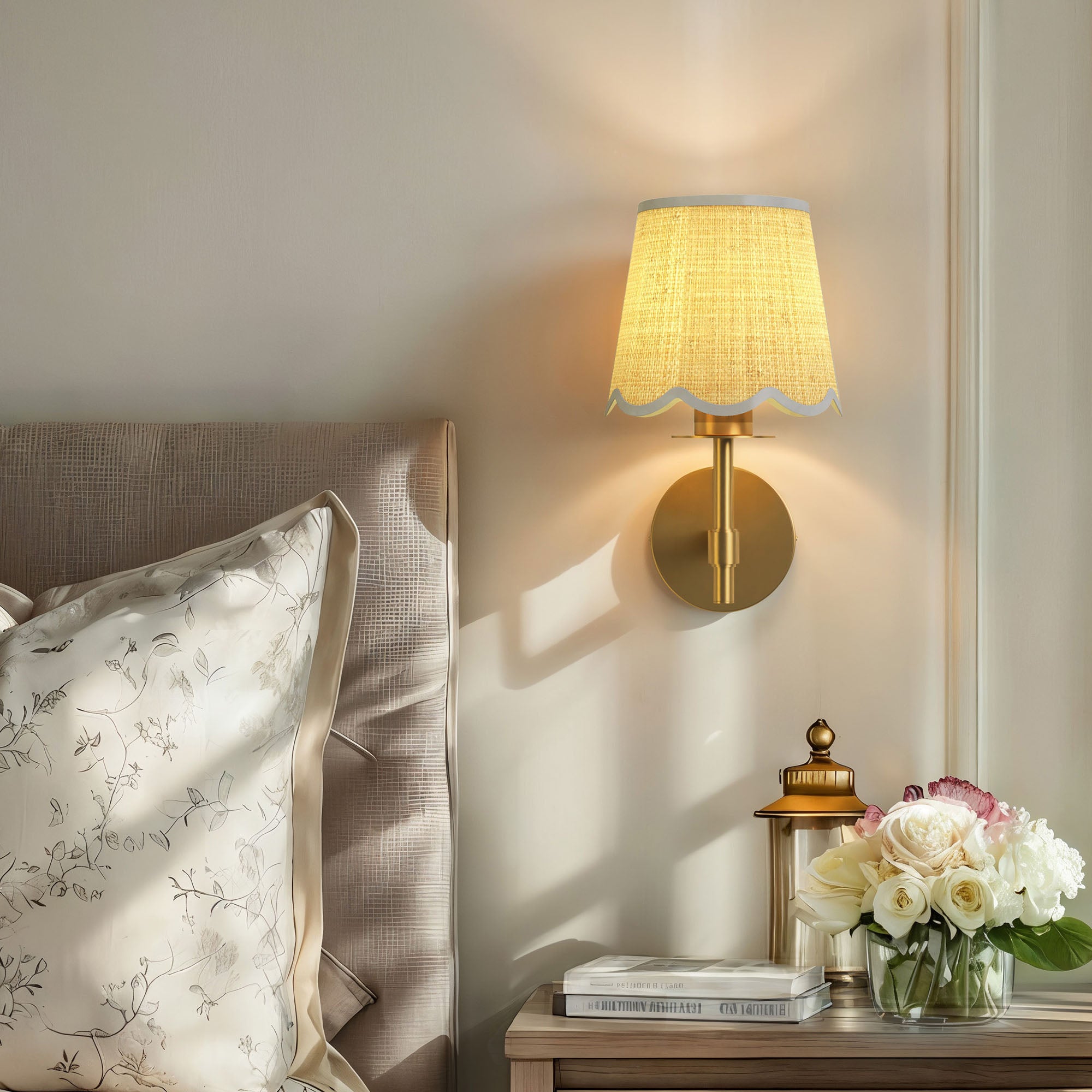 Rowabi Solenne Clamp Curve Arm Sconce