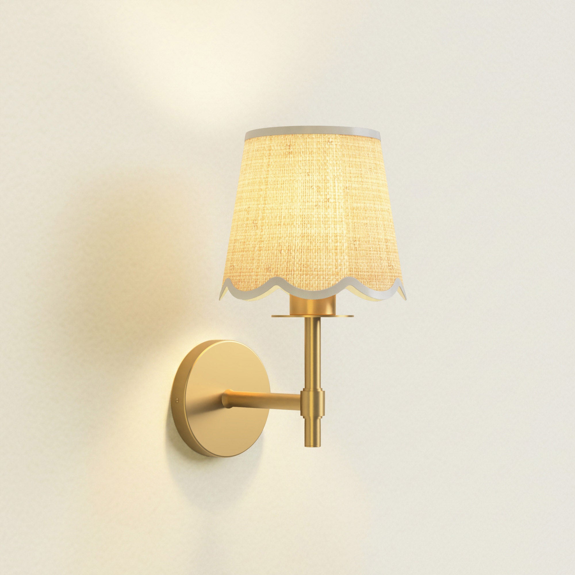 Rowabi Solenne Clamp Curve Arm Sconce