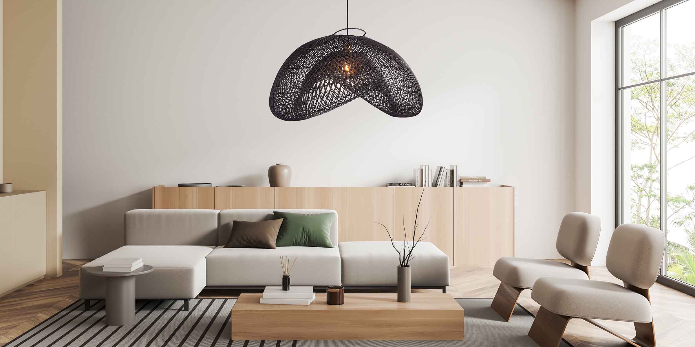 studo visit appointment lucian rattan pendant light