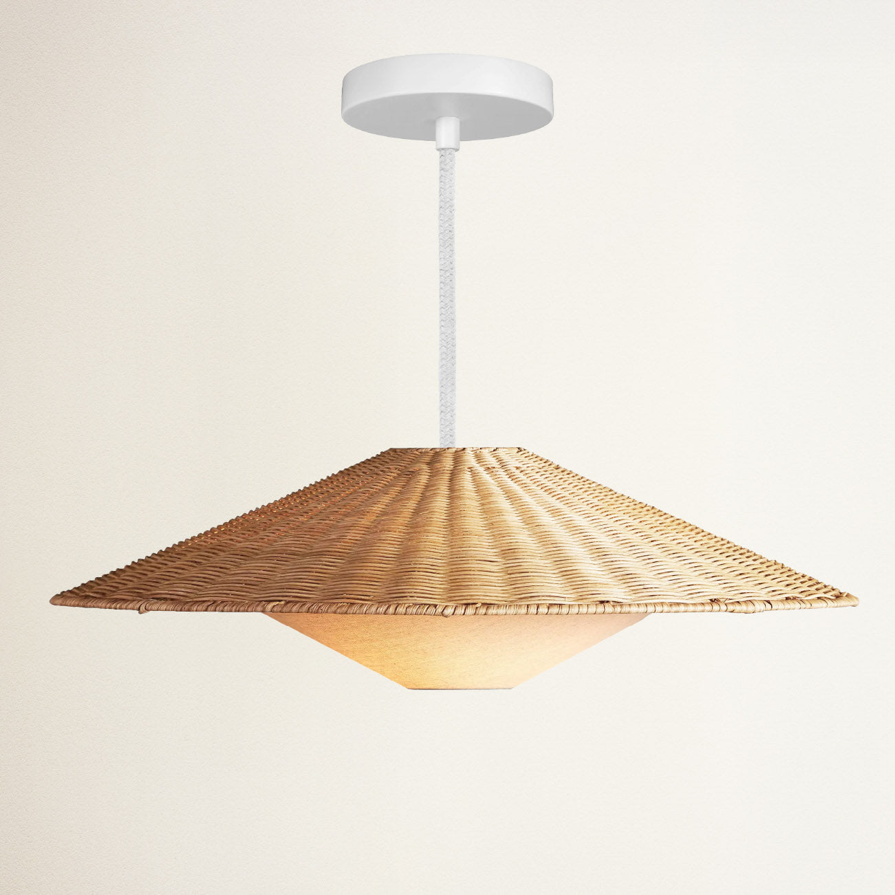Sunny Rattan Pendant Light