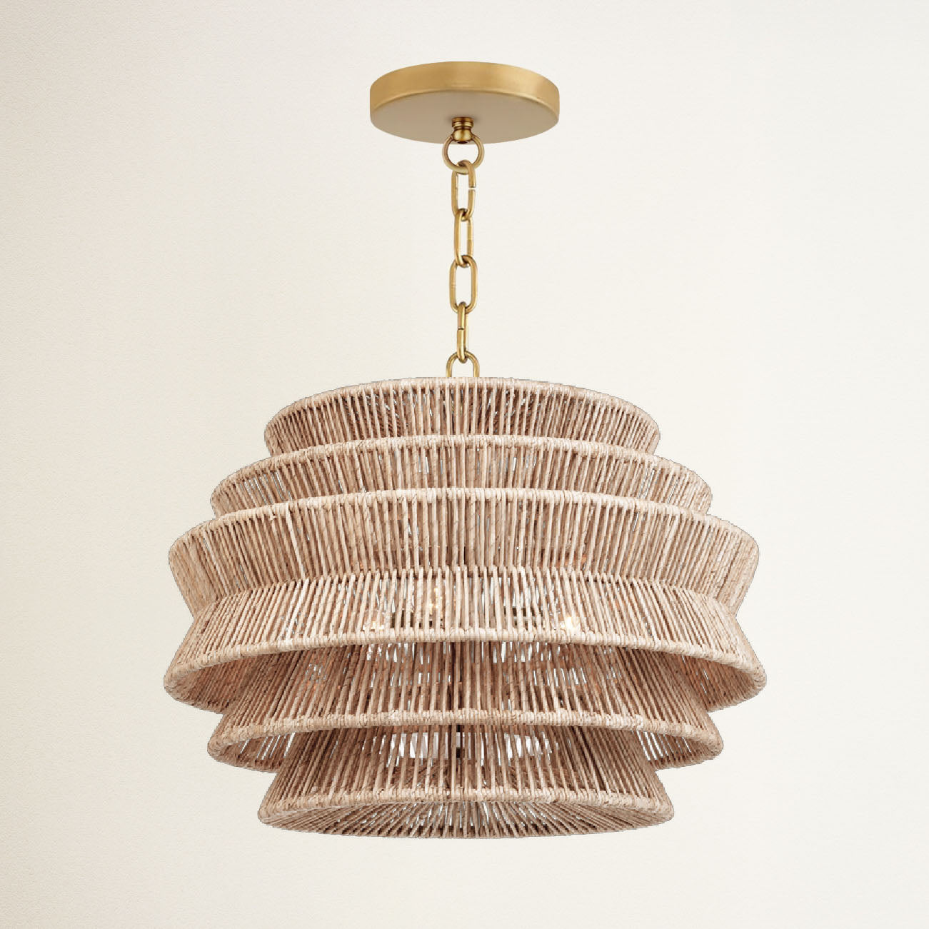 Veronica Rattan Pendant Light
