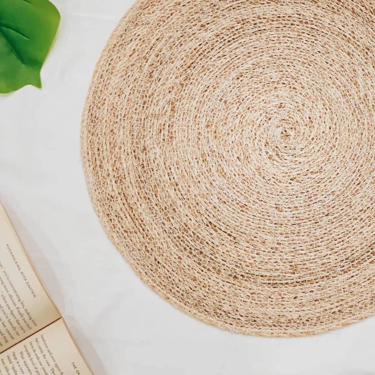 Bali Round Abaca Placemat - Rowabi