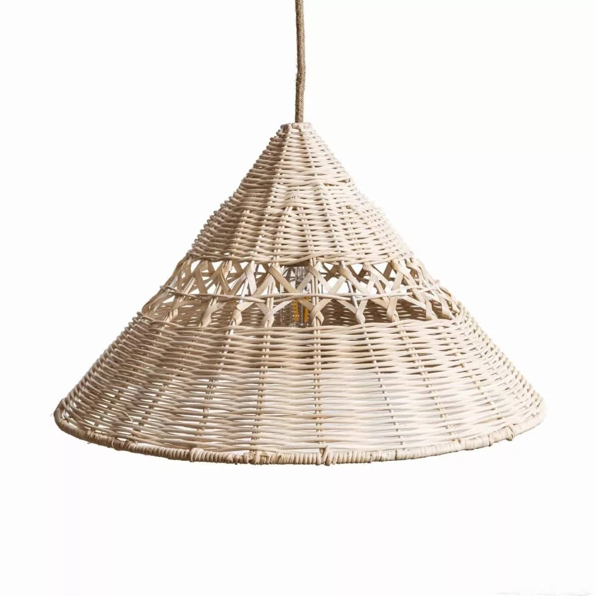 Heidi Rattan Pendant Light - Rowabi