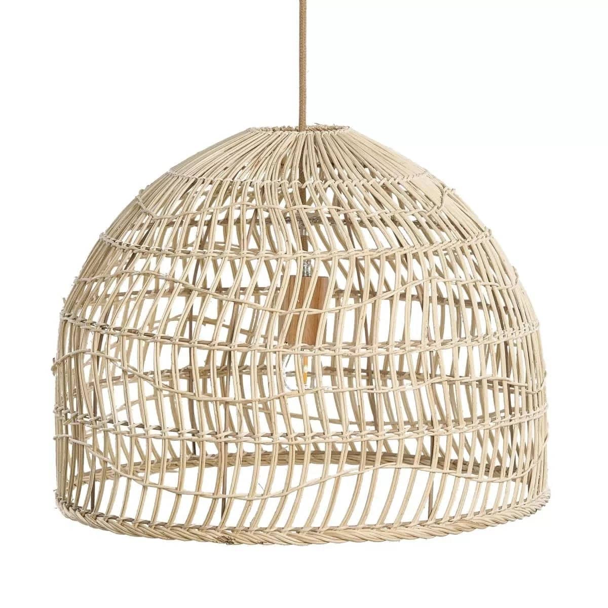 Jace Rattan Pendant Light - Rowabi