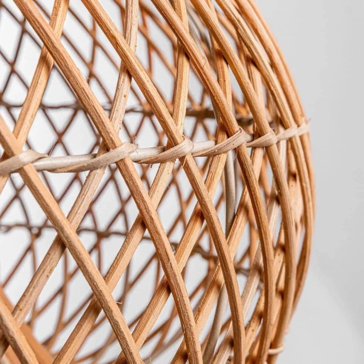 Ombra Dome Rattan Pendant Light - Rowabi