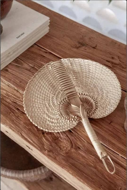 Palmera Dated Bamboo Fan Decor - Rowabi
