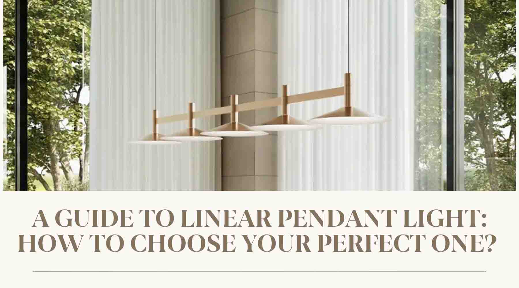 linear pendant lighting