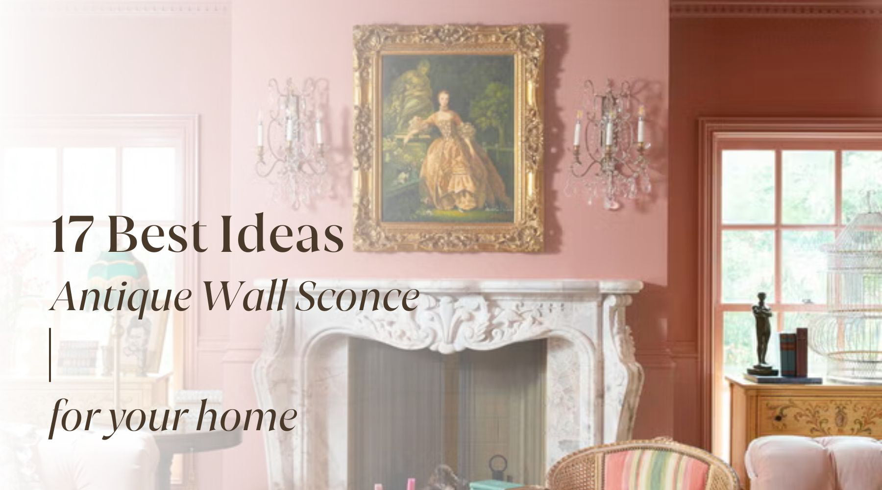 antique wall sconces idea