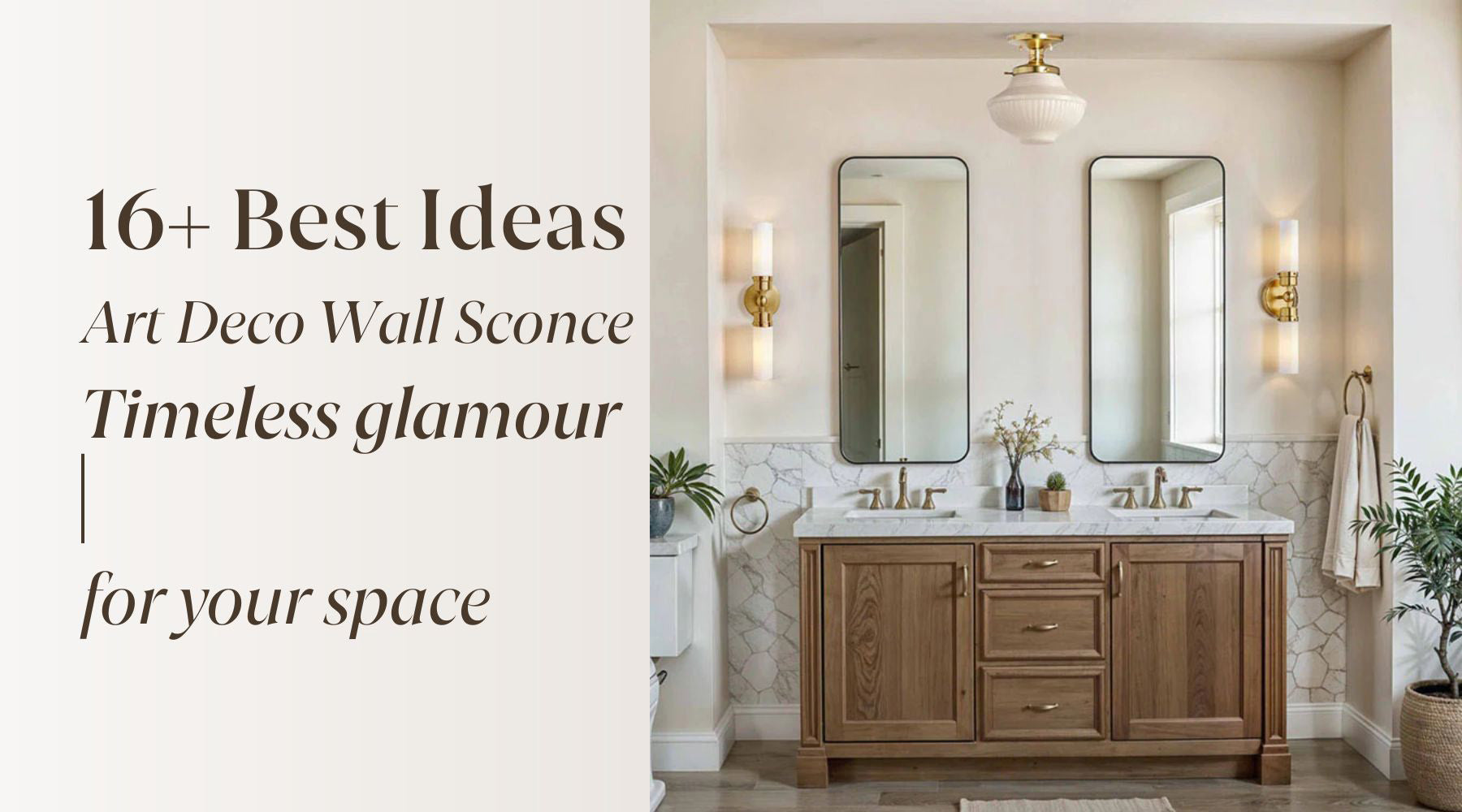 art deco wall sconces