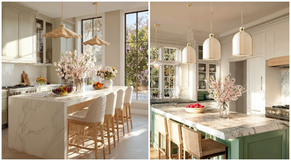 choose the right kitchen island lighting