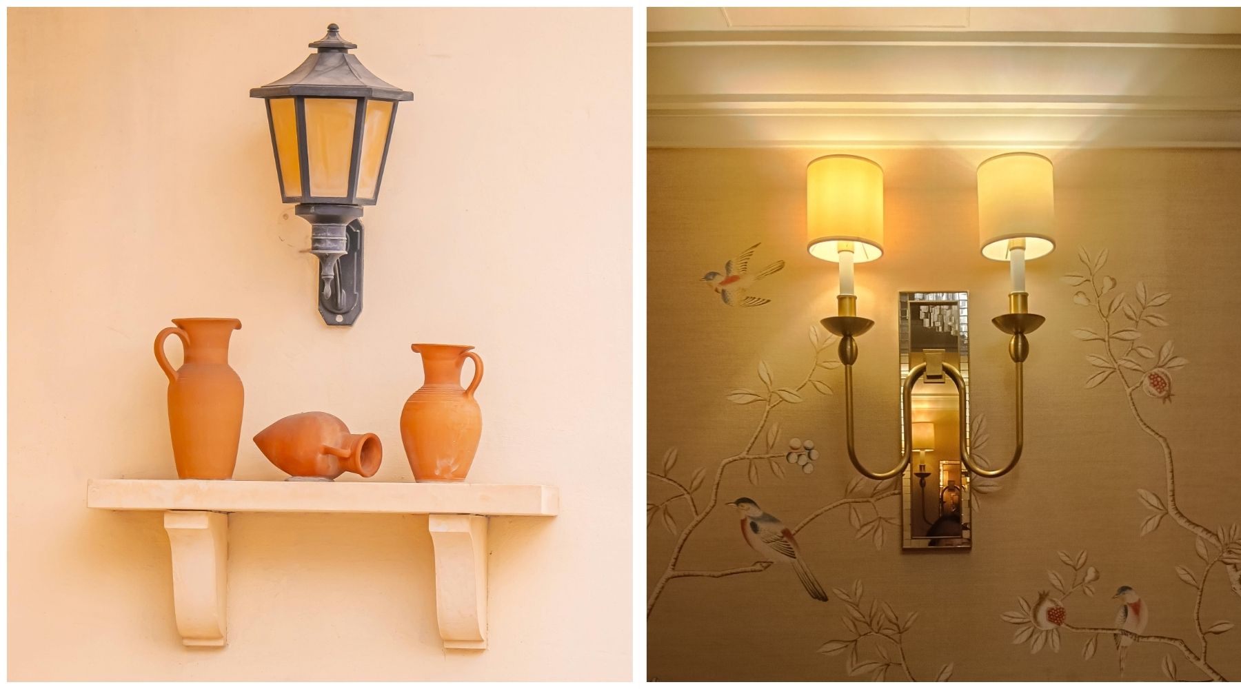 tropical wall sconces