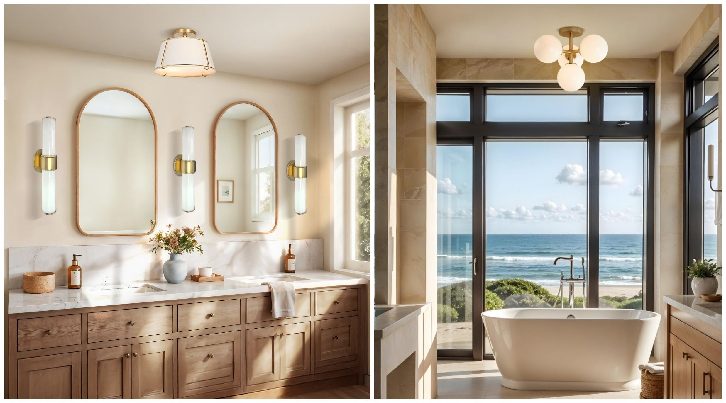 15+ Best Bathroom Ceiling Lighting Ideas and Trends