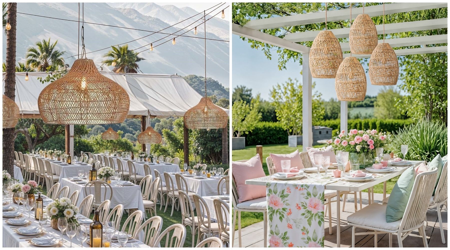 diy basket pendant light