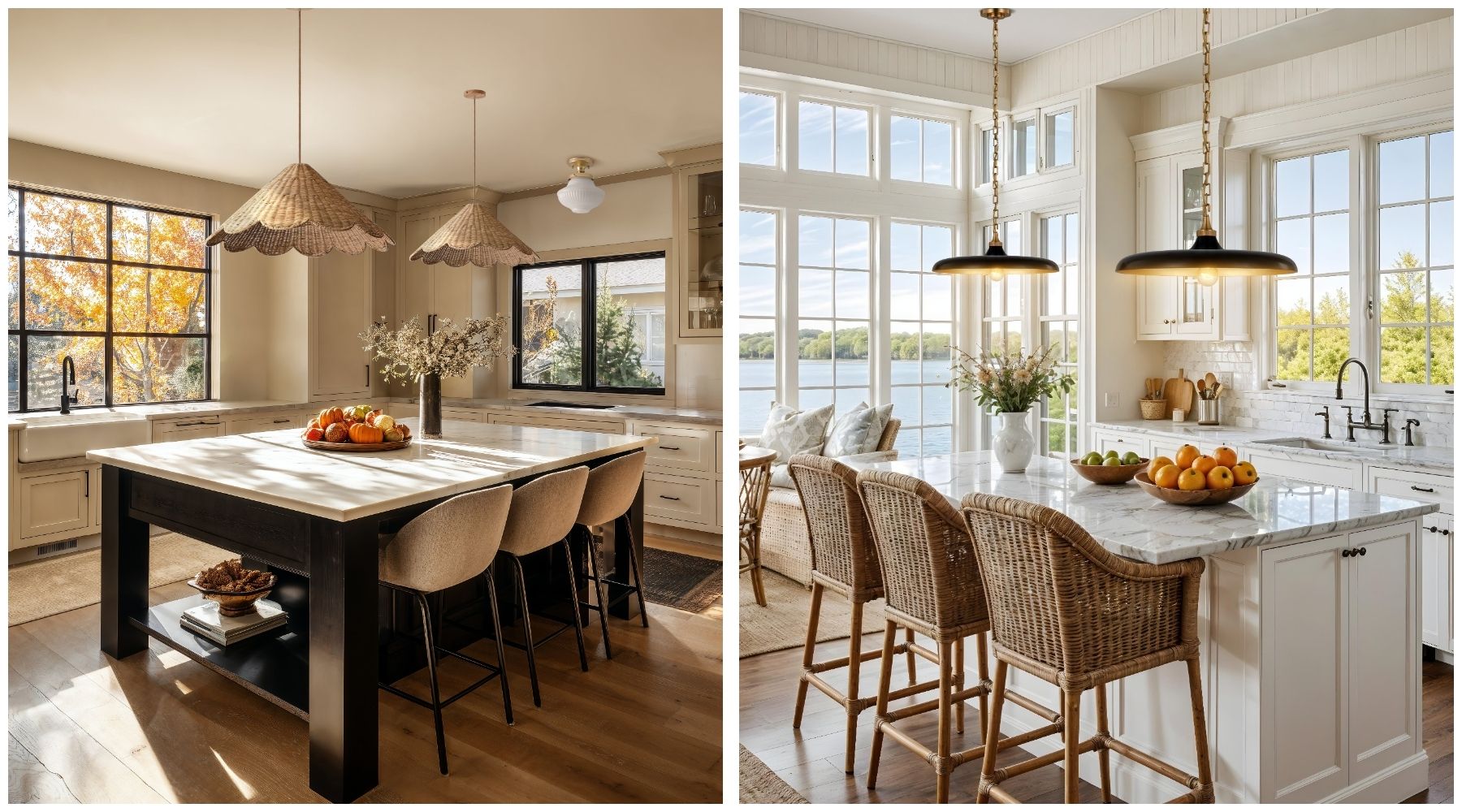 choose the right kitchen island lighting