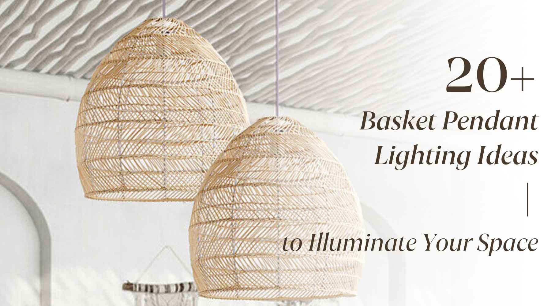 basket pendant light