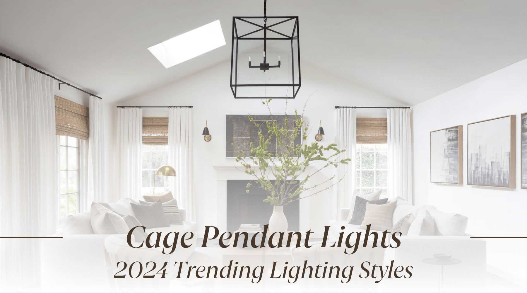 cage pendant lights