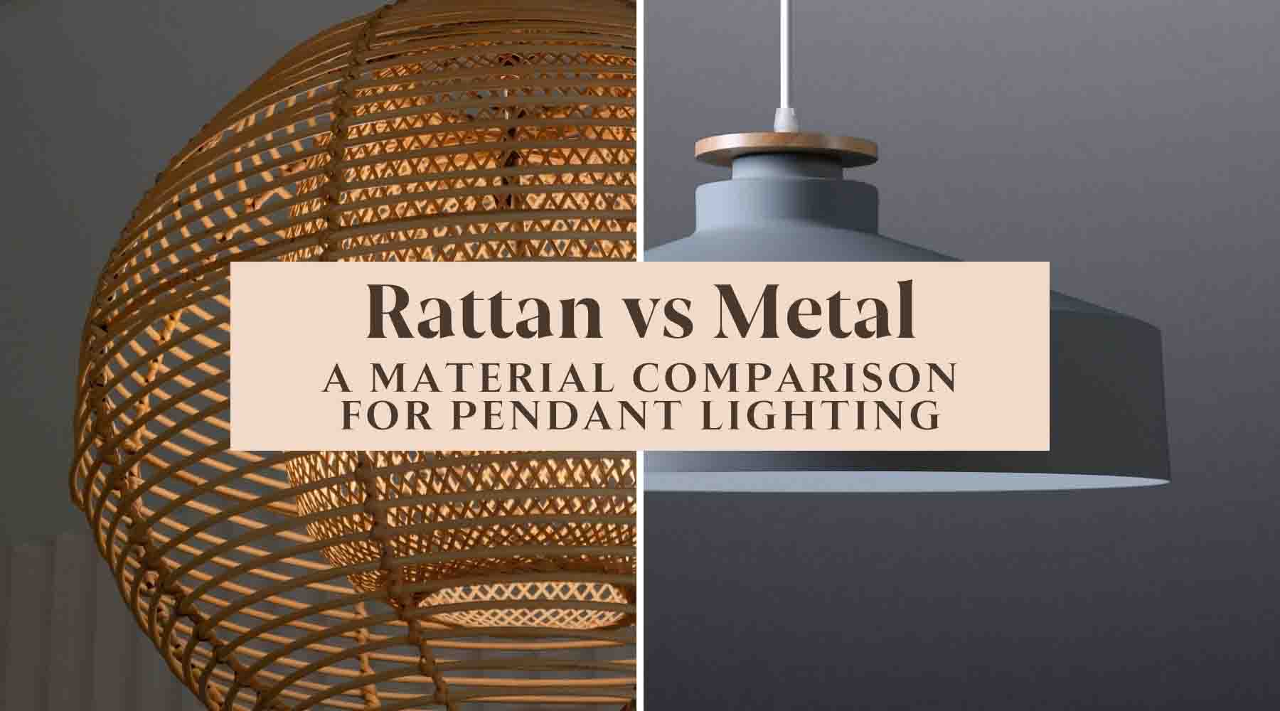 rattan vs metal