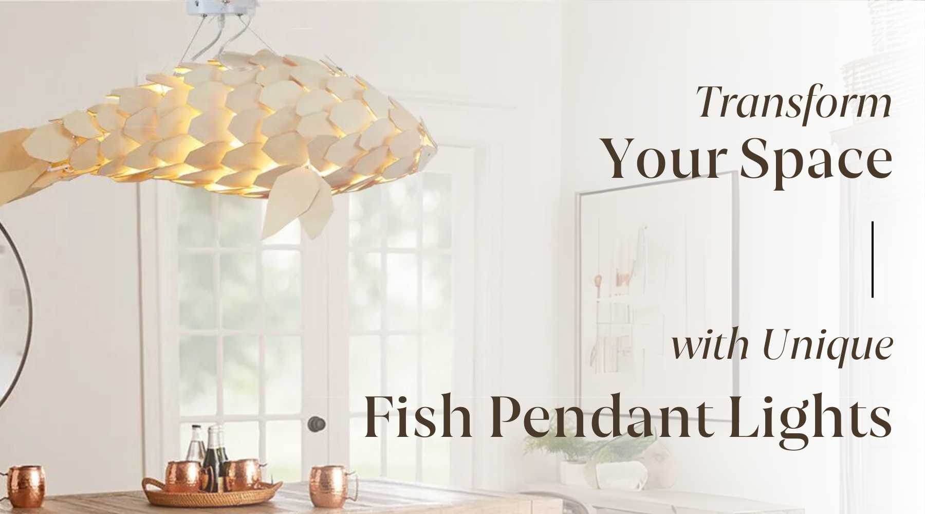 fish pendant light