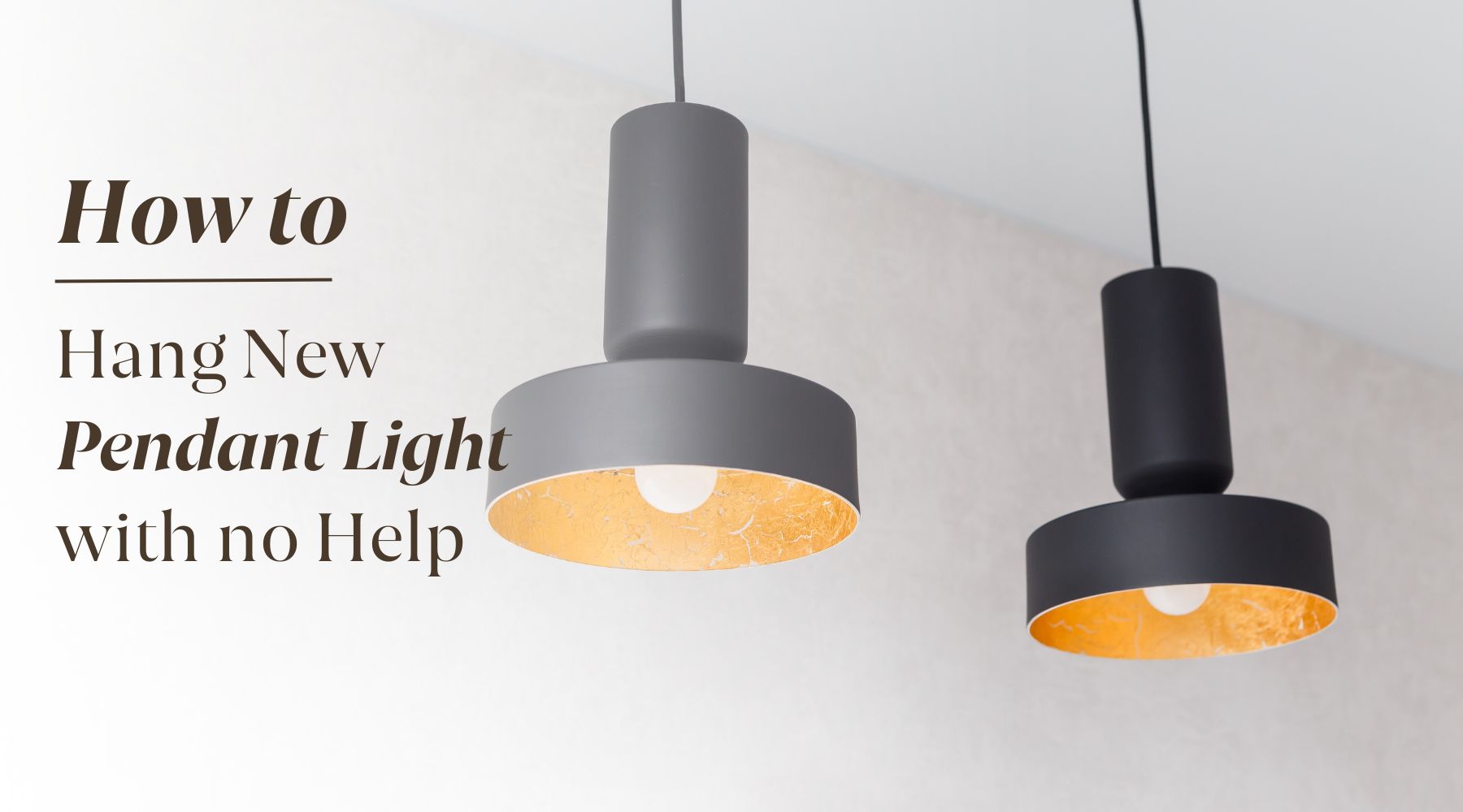 how to hang a pendant light cord