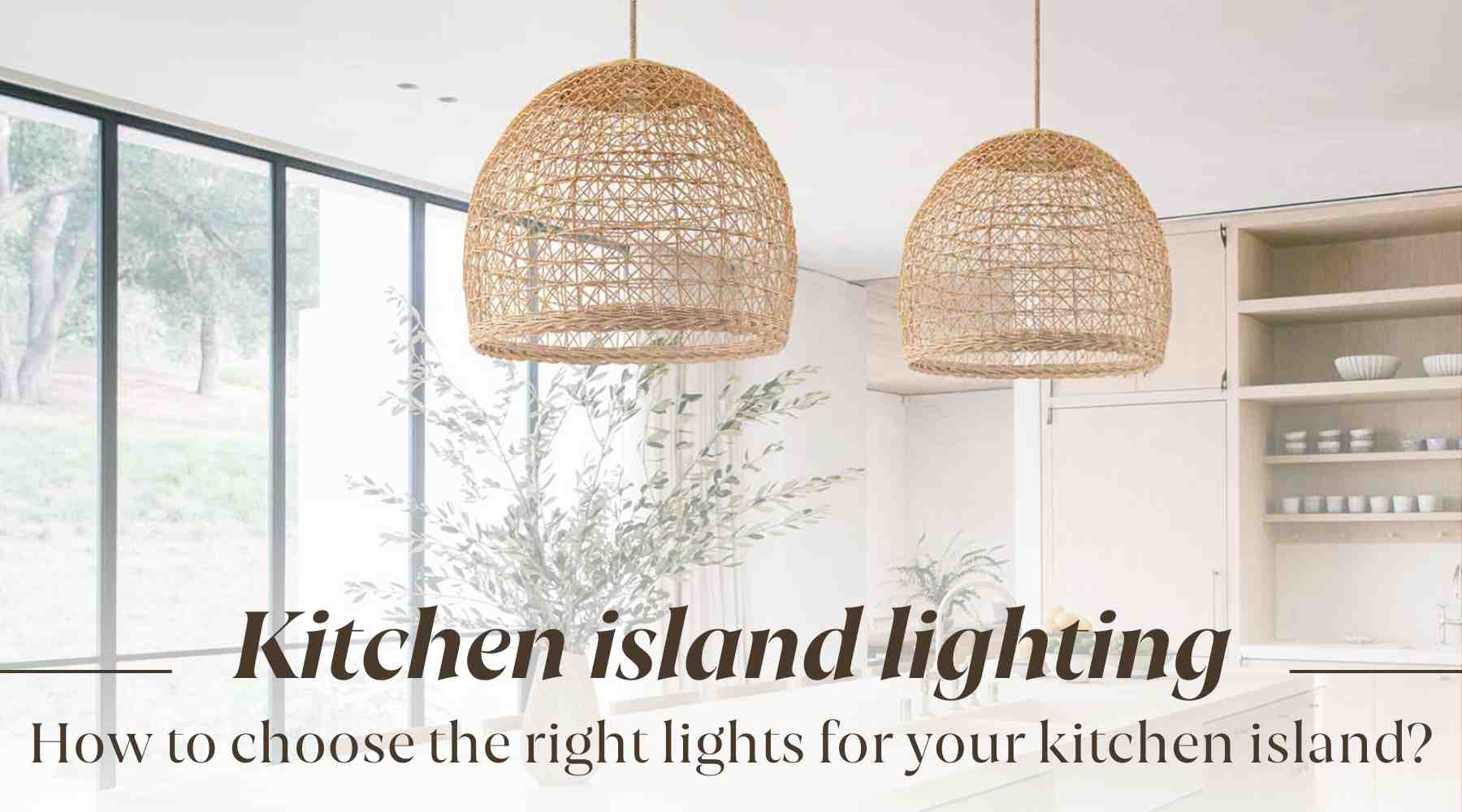 kitchen island lighting: How to choose the right lights for your kitchen island