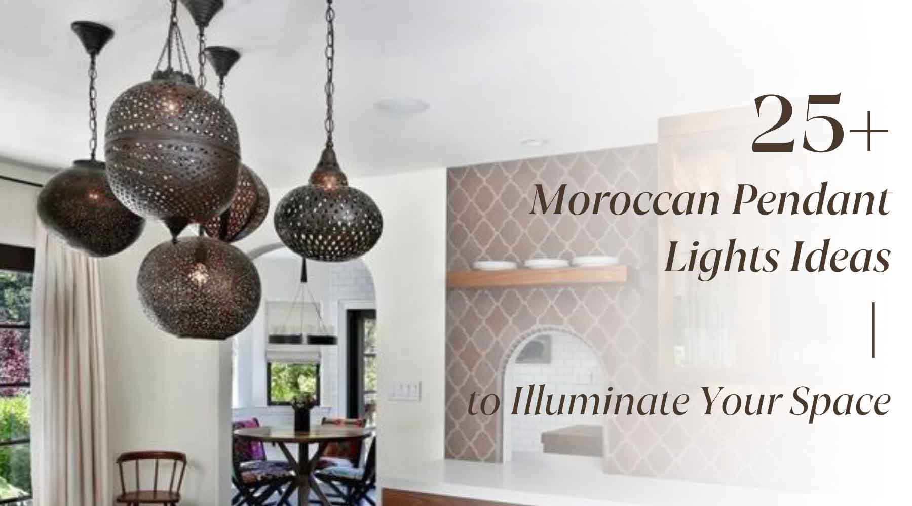 moroccan pendant lights