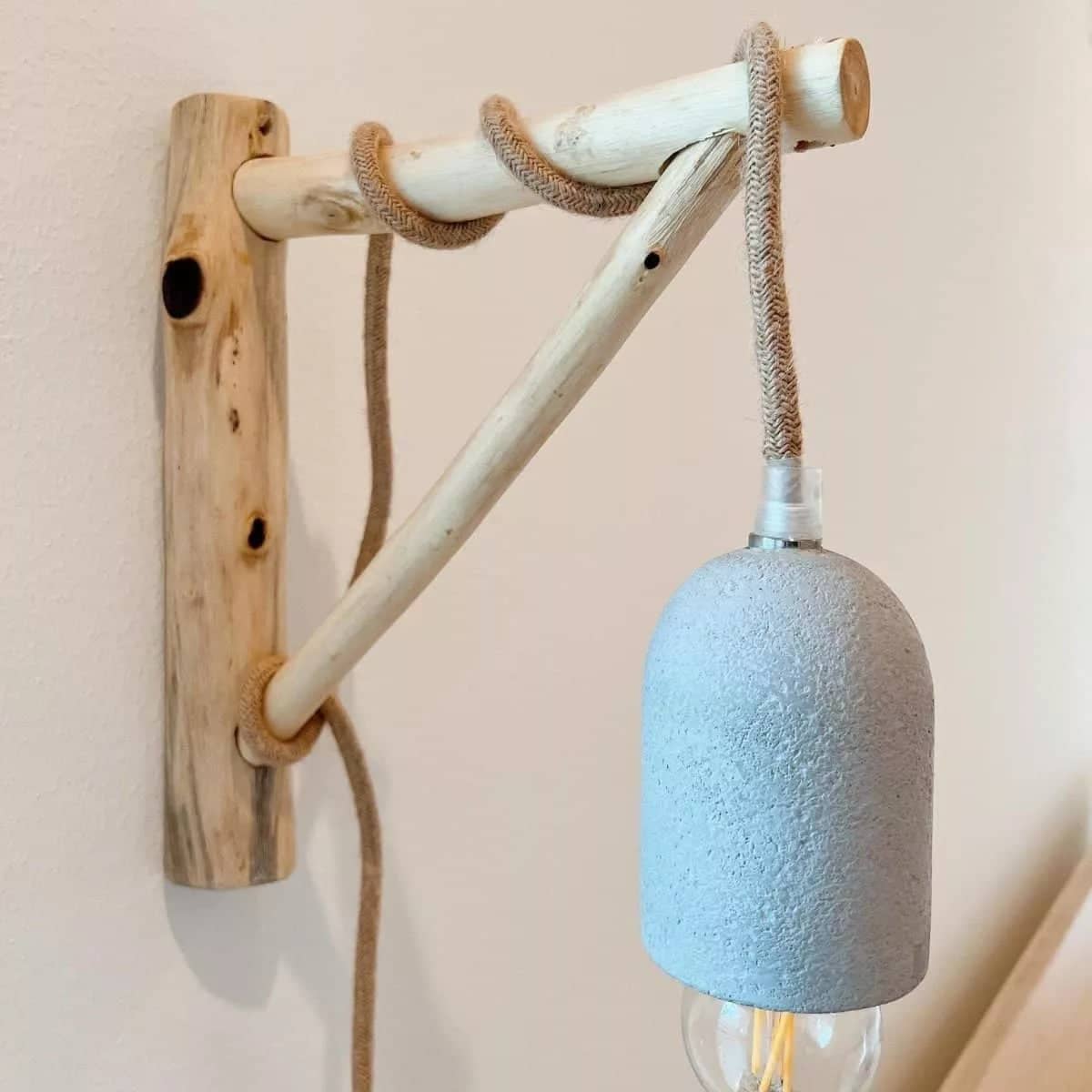 how to hide a wall lamp cord