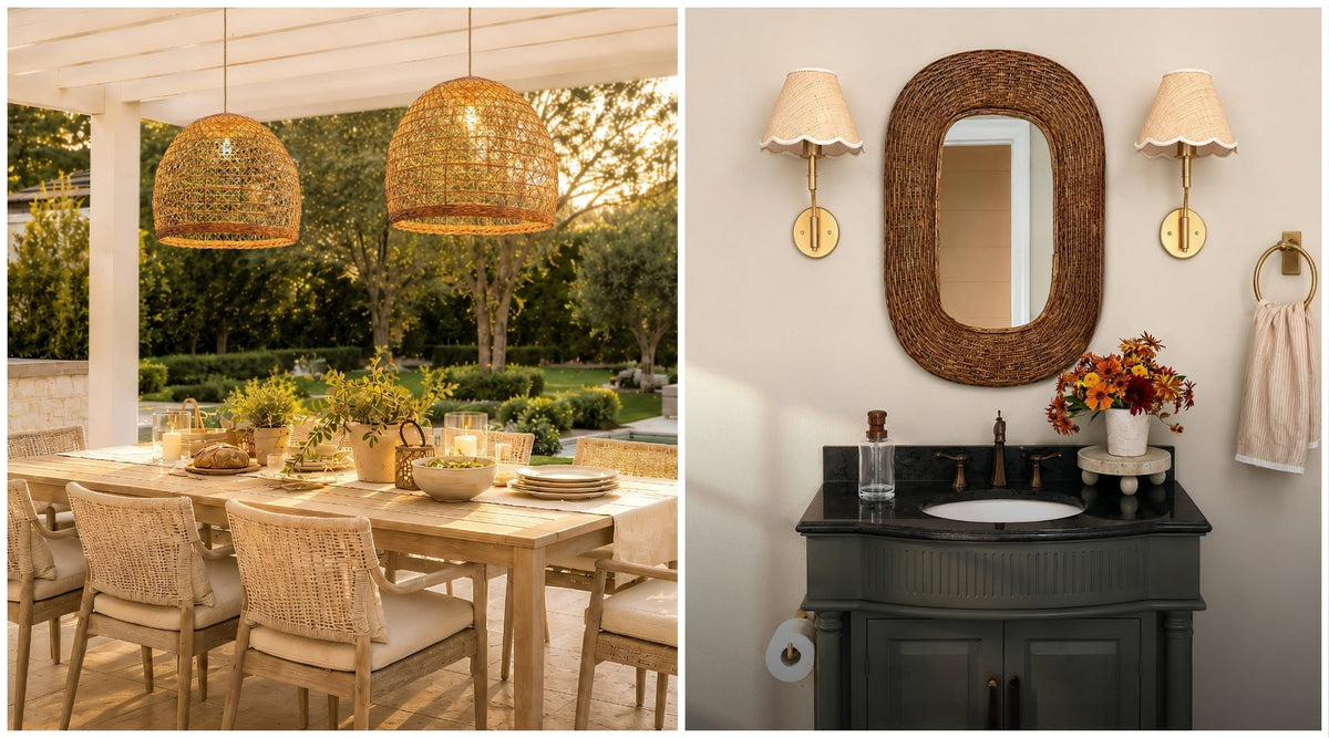 organic modern lighting for interior designers