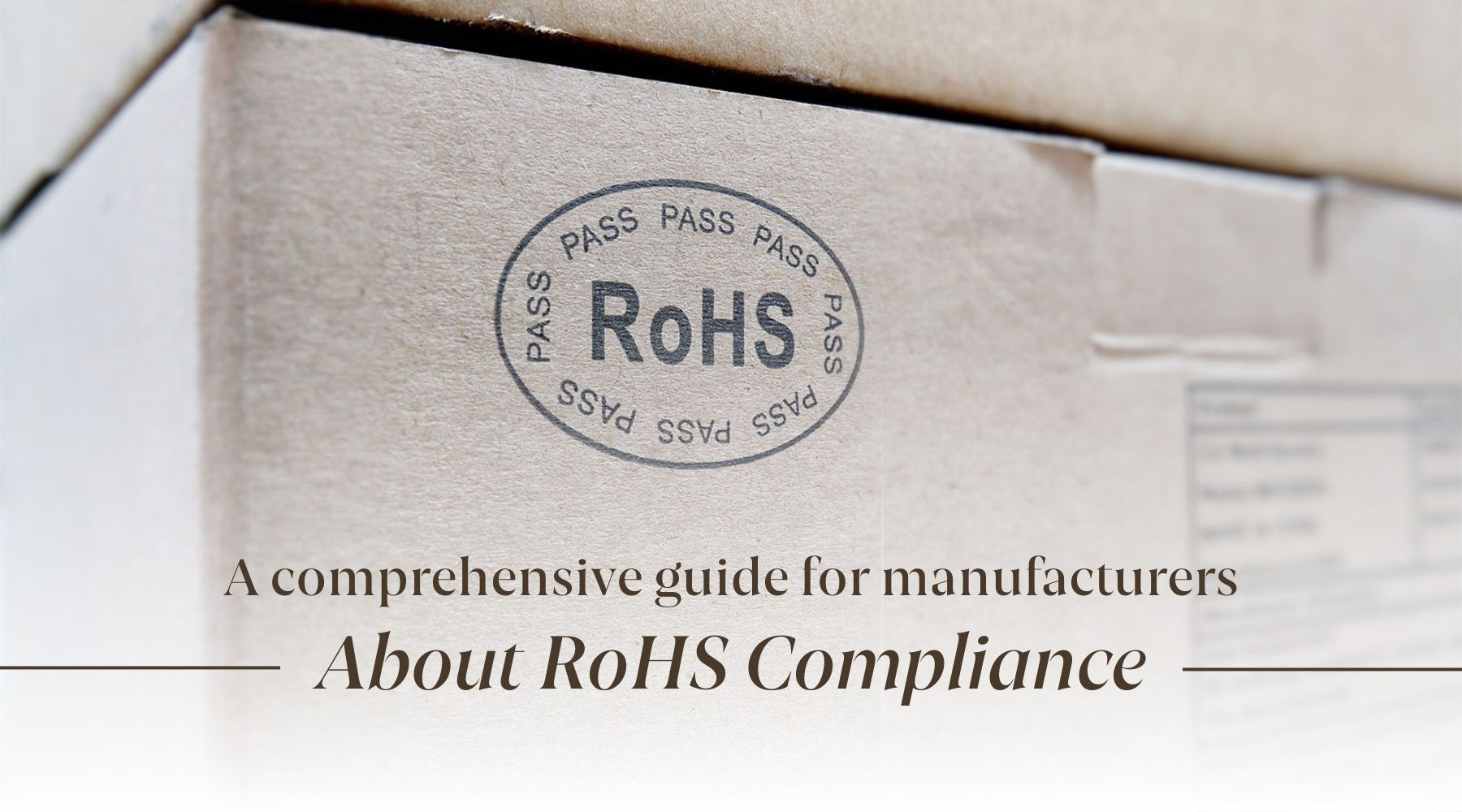 Restriction of Hazardous Substances (RoHS)