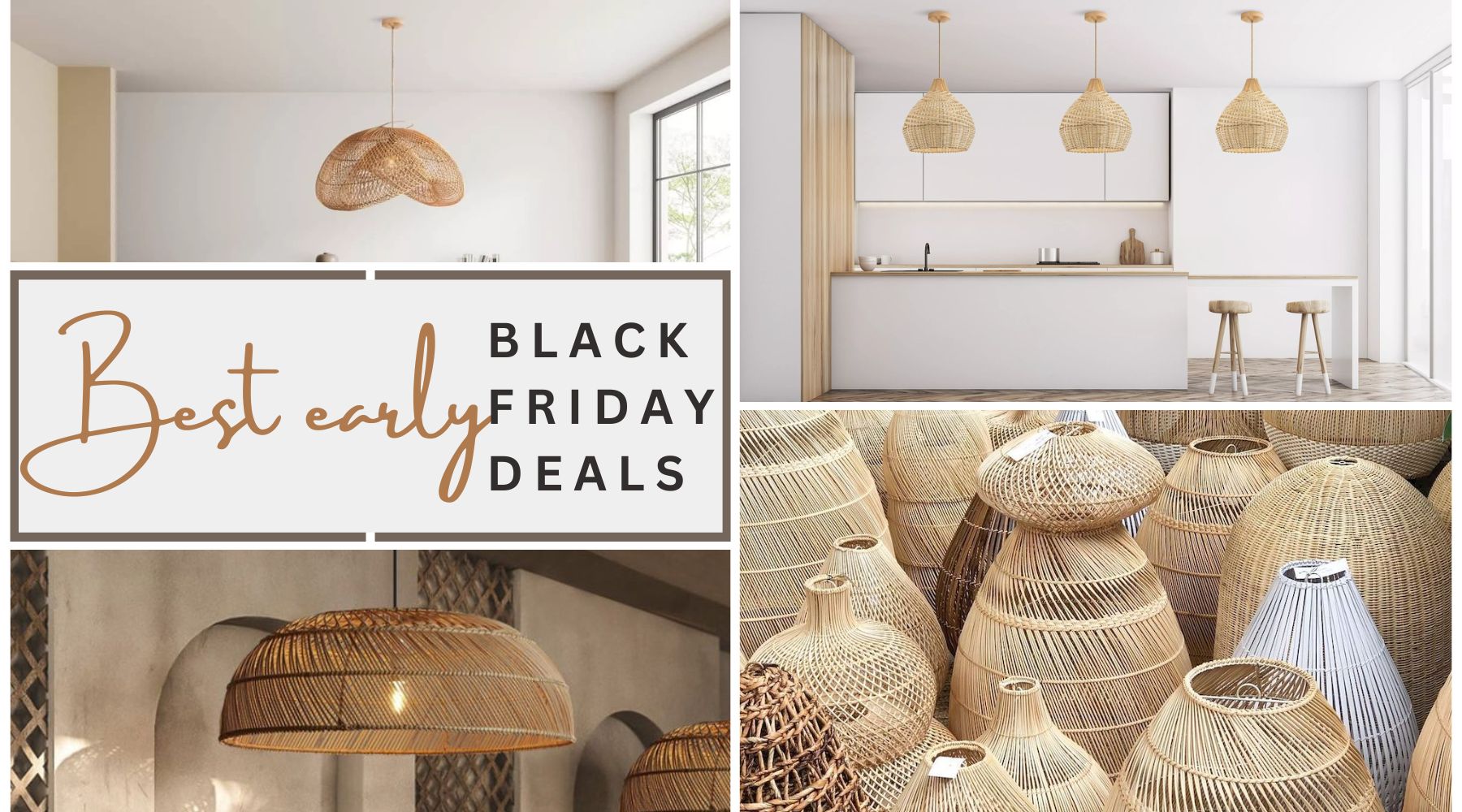 the best early black friday rattan pendant lighting deals