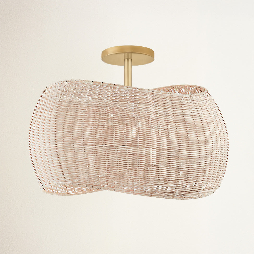 Angelo Rattan Pendant Light
