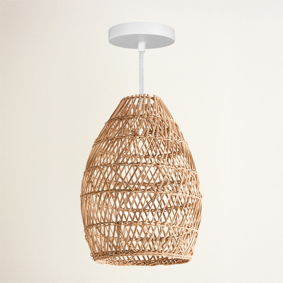 Outdoor Callie Rattan Pendant Light