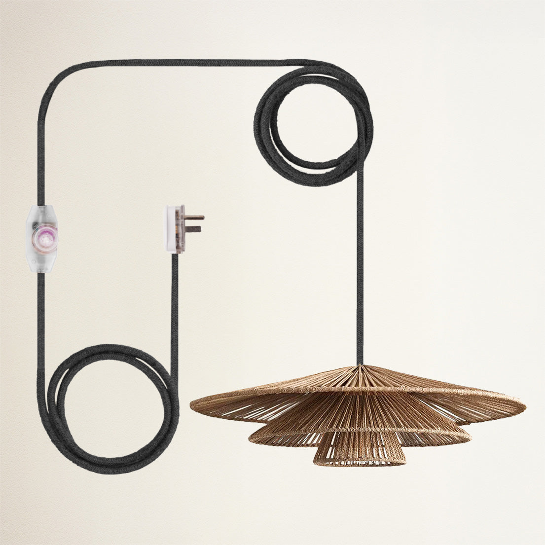 Sammie Tier Rattan Pendant Light